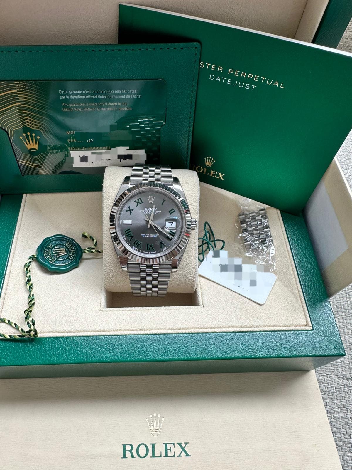 DATEJUST 41MM WIMBLEDON DIAL (2024)
