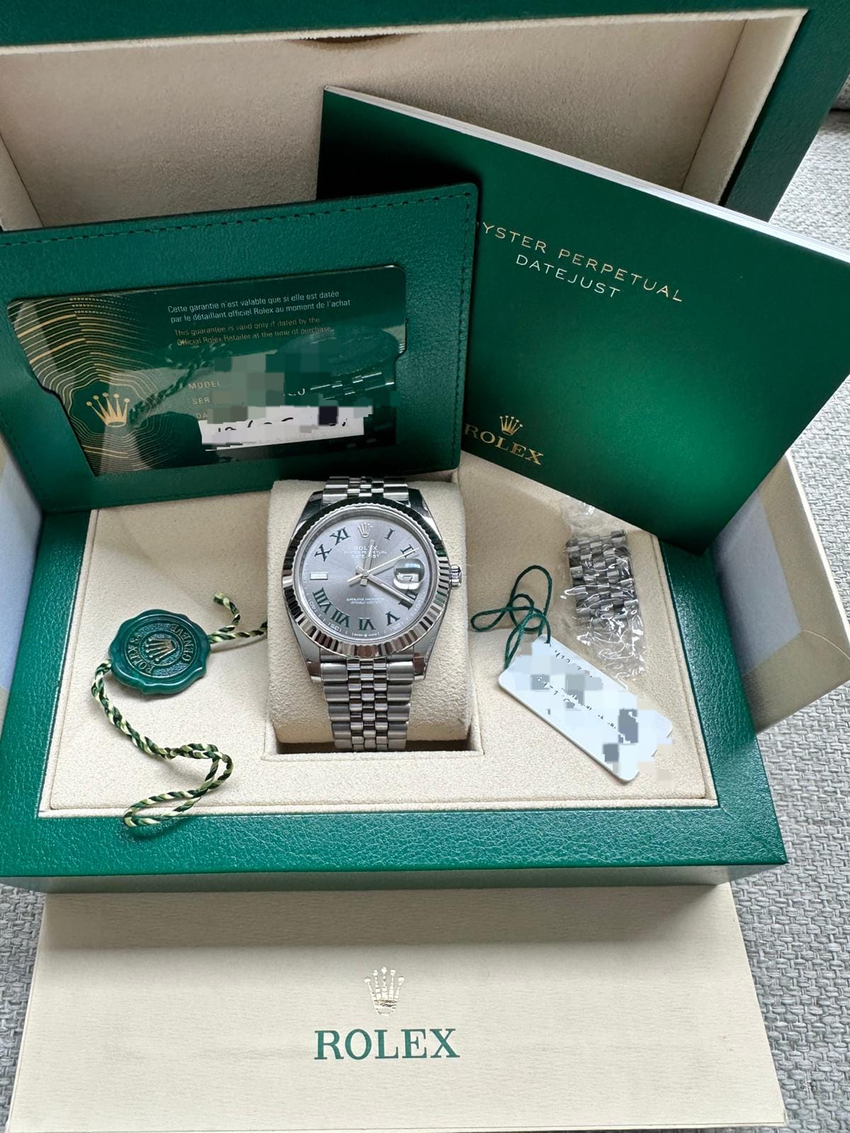 DATEJUST 41MM WIMBLEDON DIAL (2024)