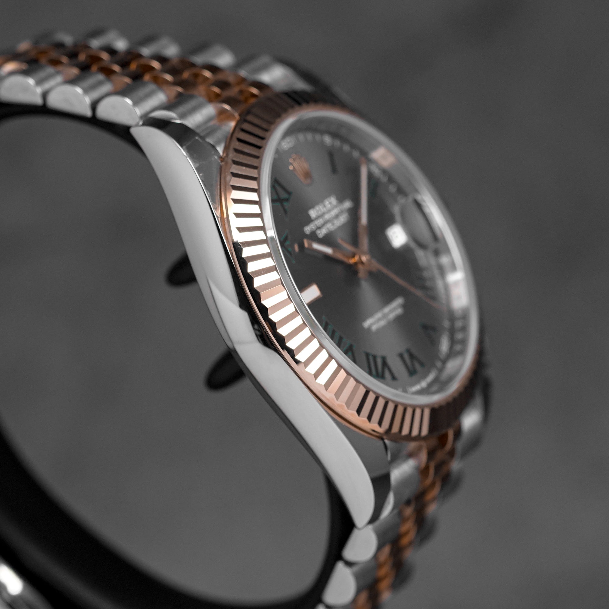 DATEJUST 41MM TWOTONE ROSEGOLD WIMBLEDON DIAL (2021)