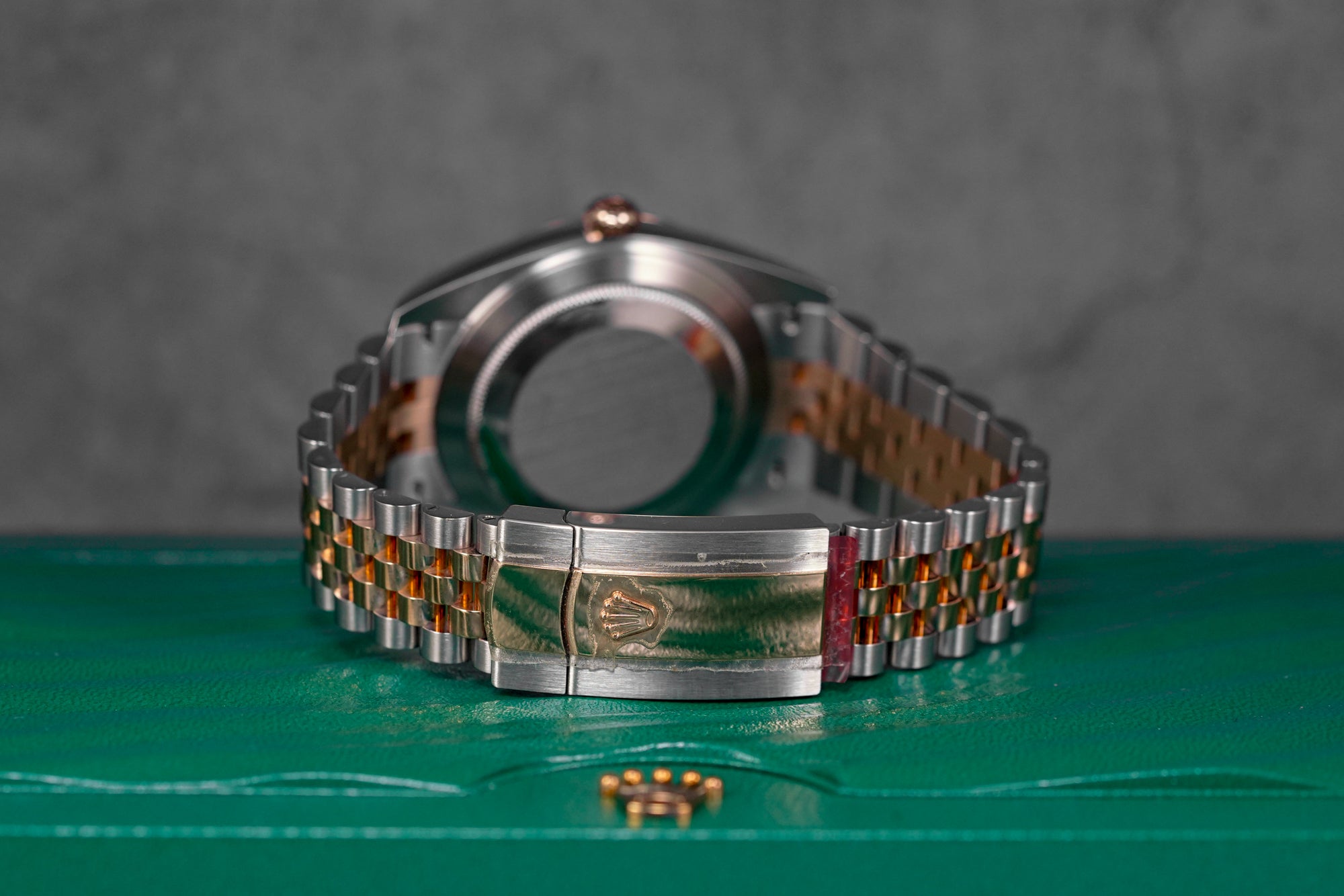 DATEJUST 41MM TWOTONE ROSEGOLD WIMBLEDON DIAL (2021)