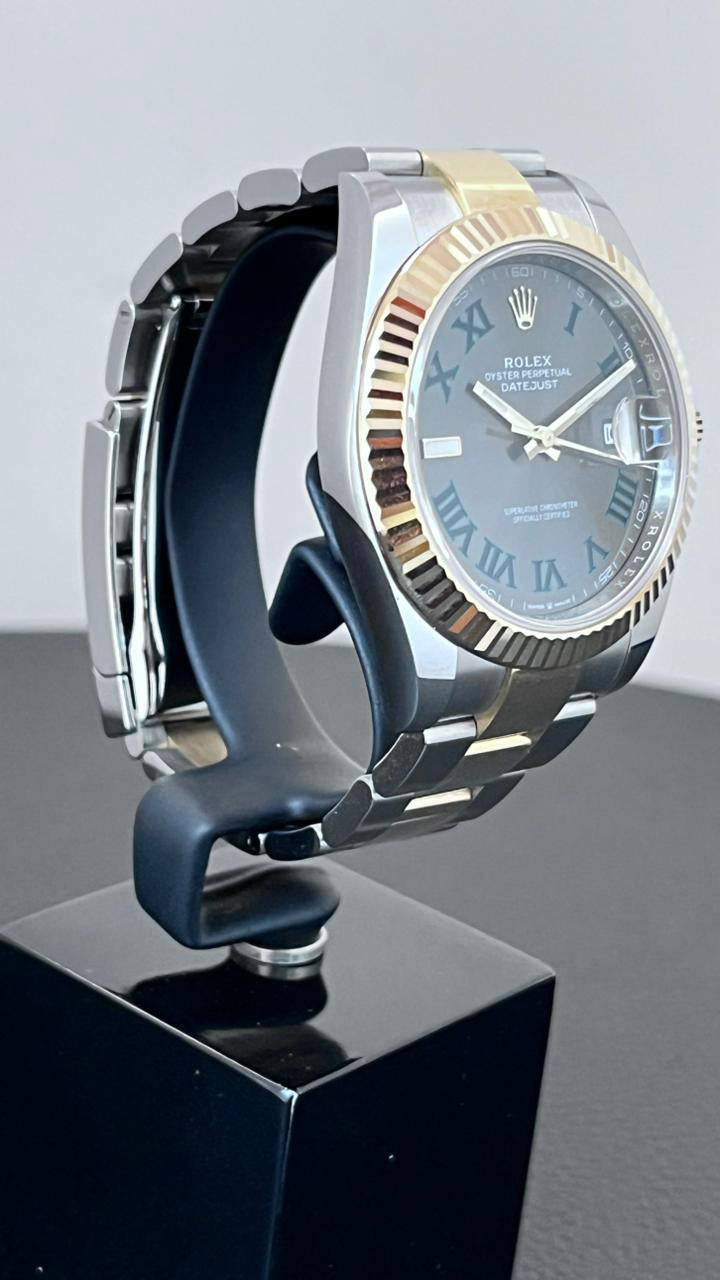 DATEJUST 41MM TWOTONE YELLOWGOLD WIMBLEDON DIAL (2022)