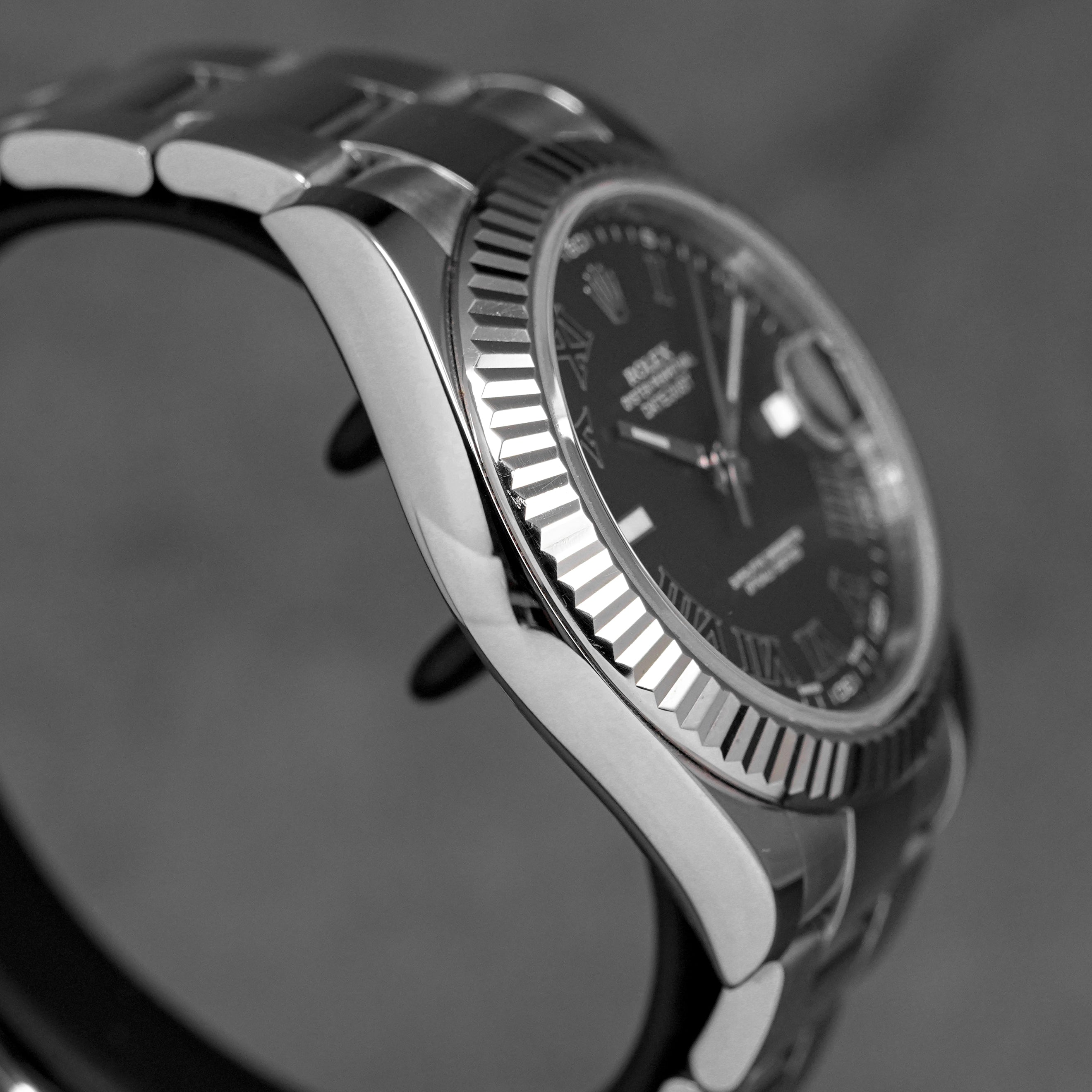 harga rolex datejust ii black roman indonesia