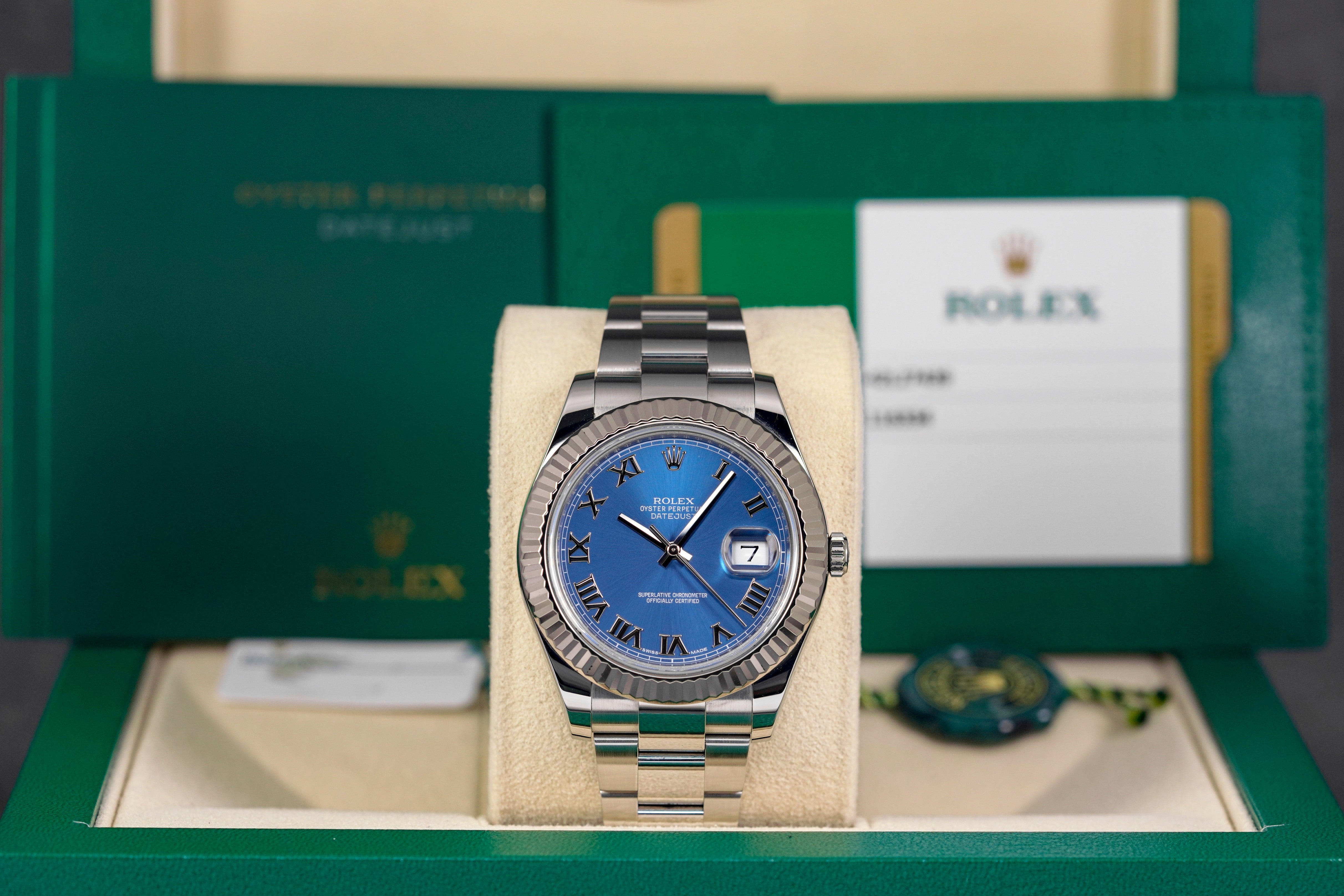 harga rolex datejust ii blue azzurro indonesia