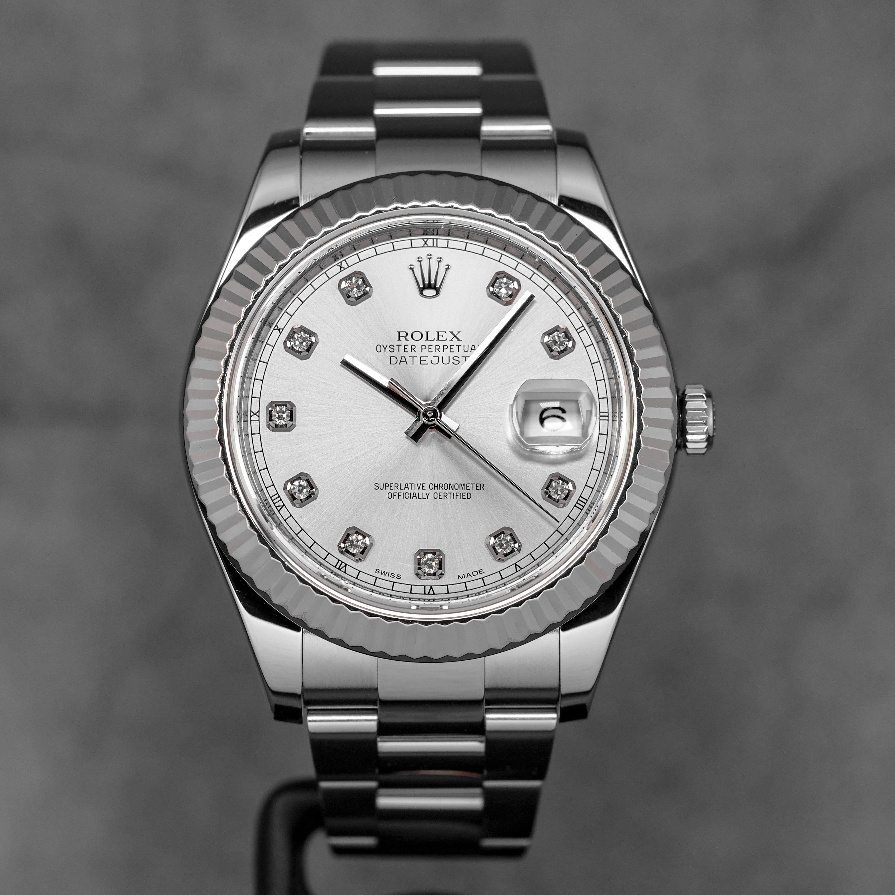 harga rolex datejust ii silver diamond indonesia