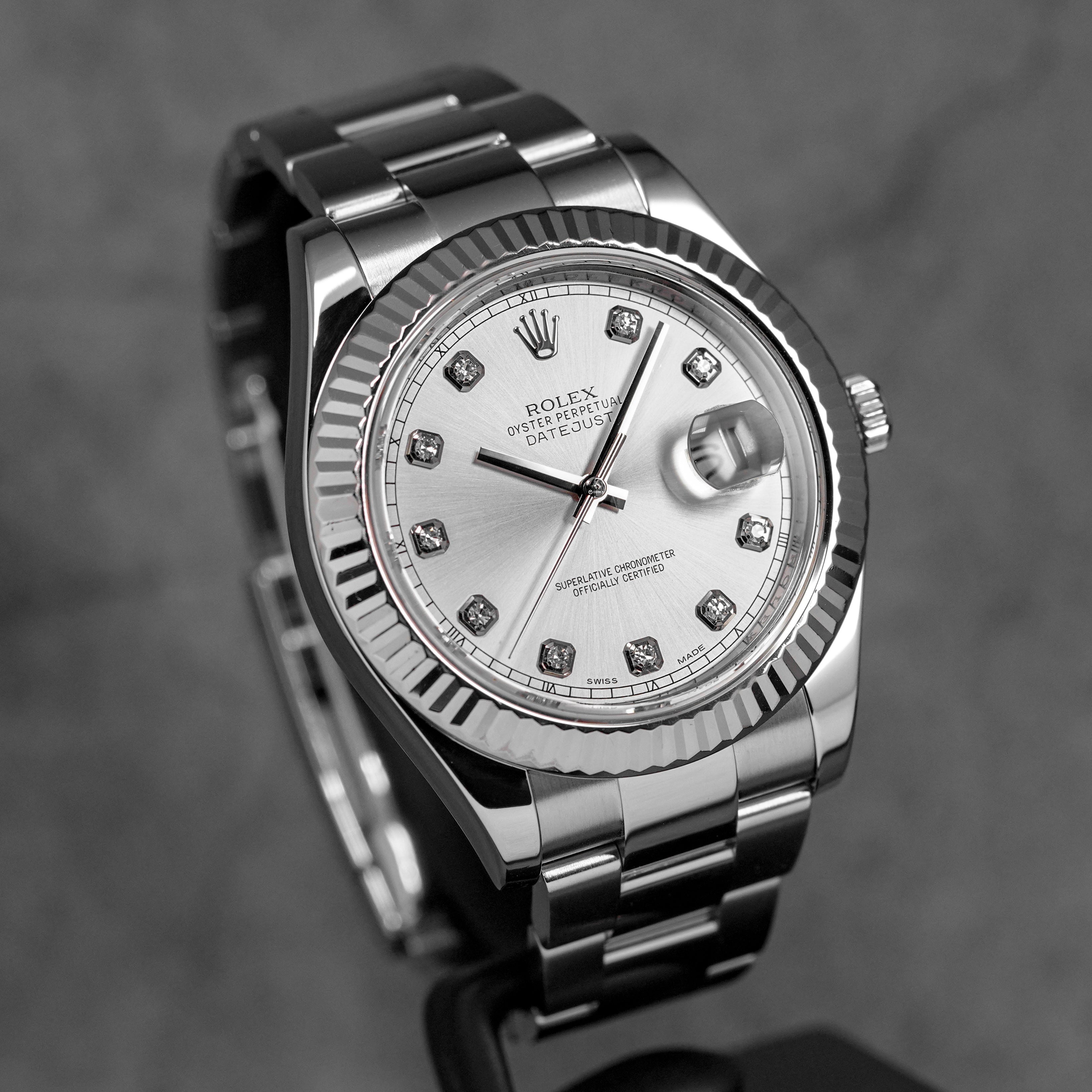 harga rolex datejust ii silver diamond indonesia