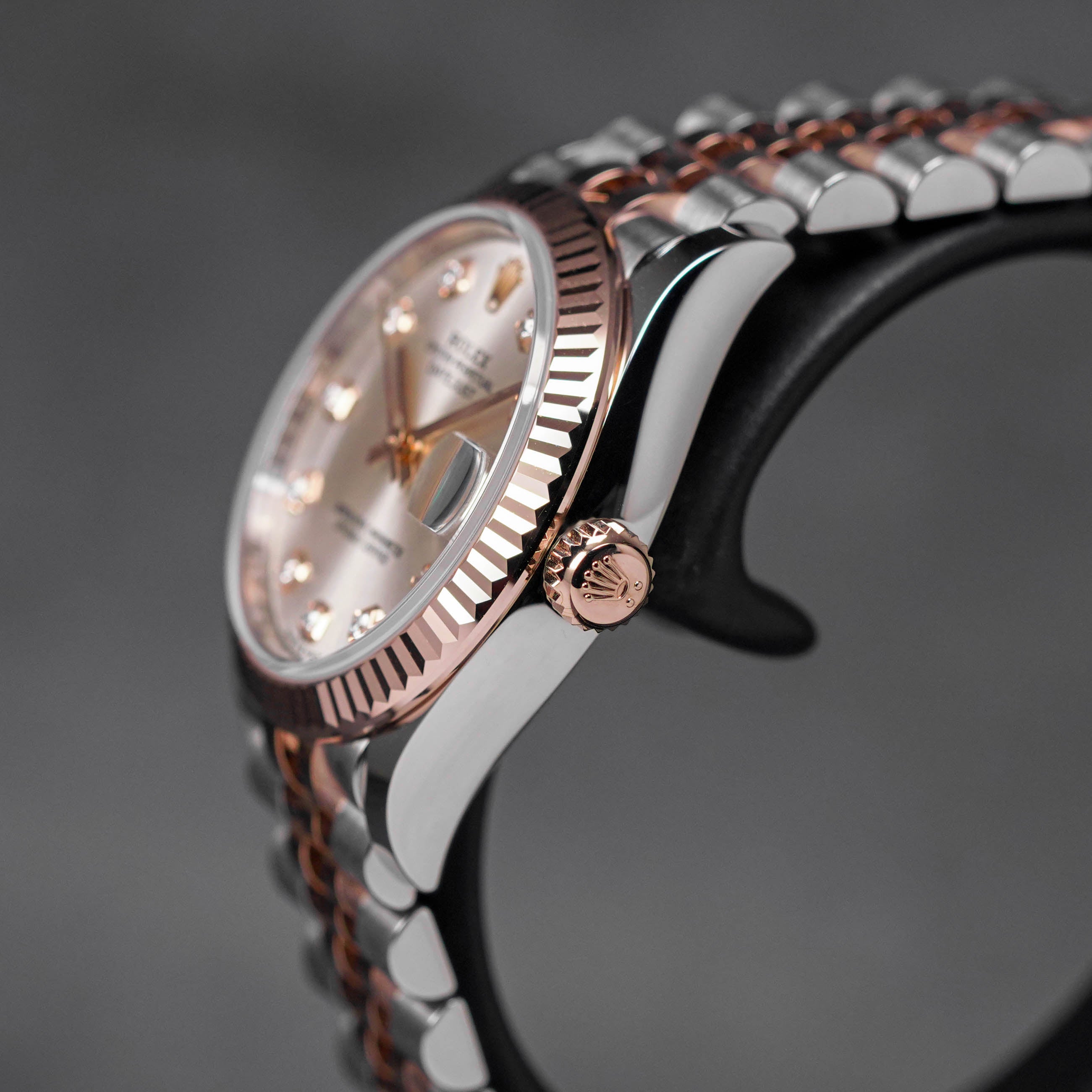 harga rolex daterjust 31 twotone rosegold diamond indonesia terbaru