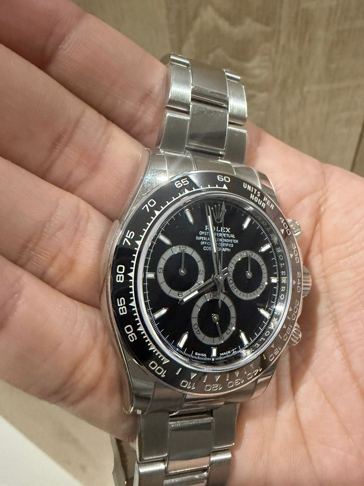 DAYTONA BLACK DIAL CERAMIC RING BEZEL (2024)