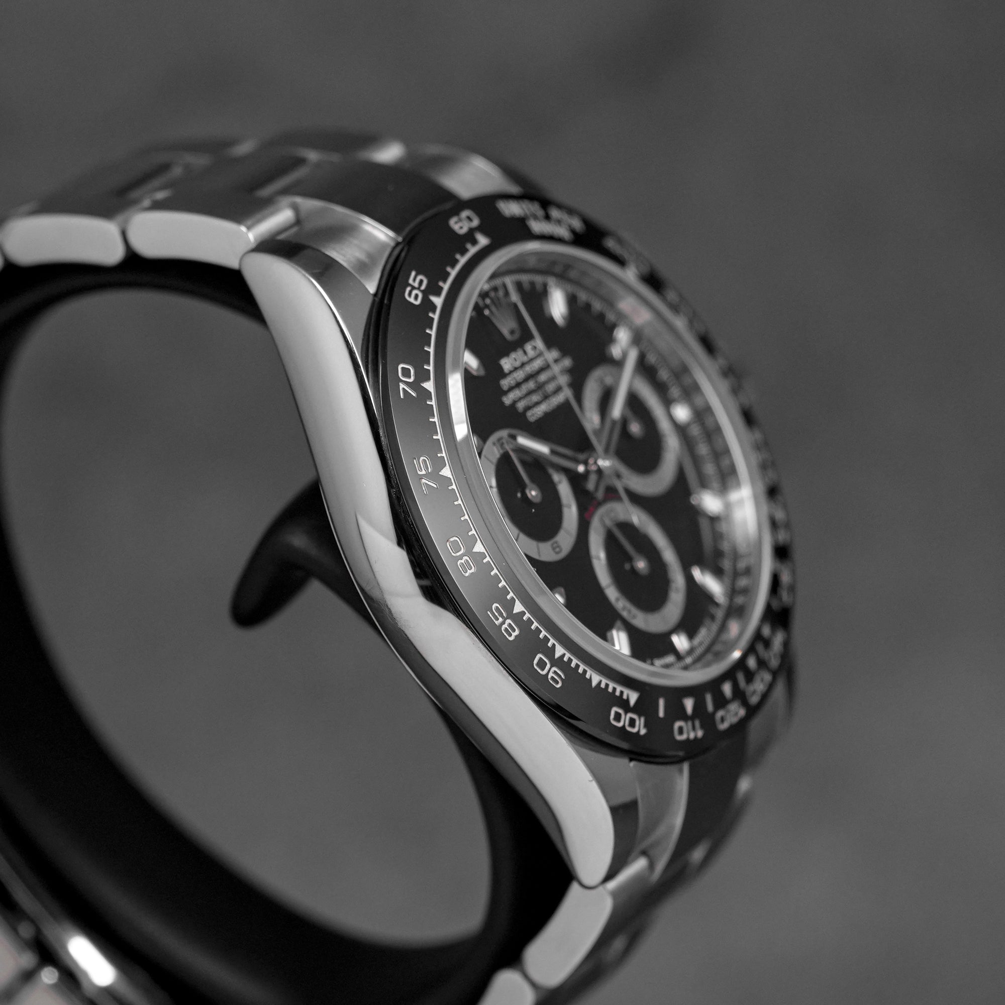 DAYTONA STEEL BLACK DIAL CERAMIC BEZEL (2021)