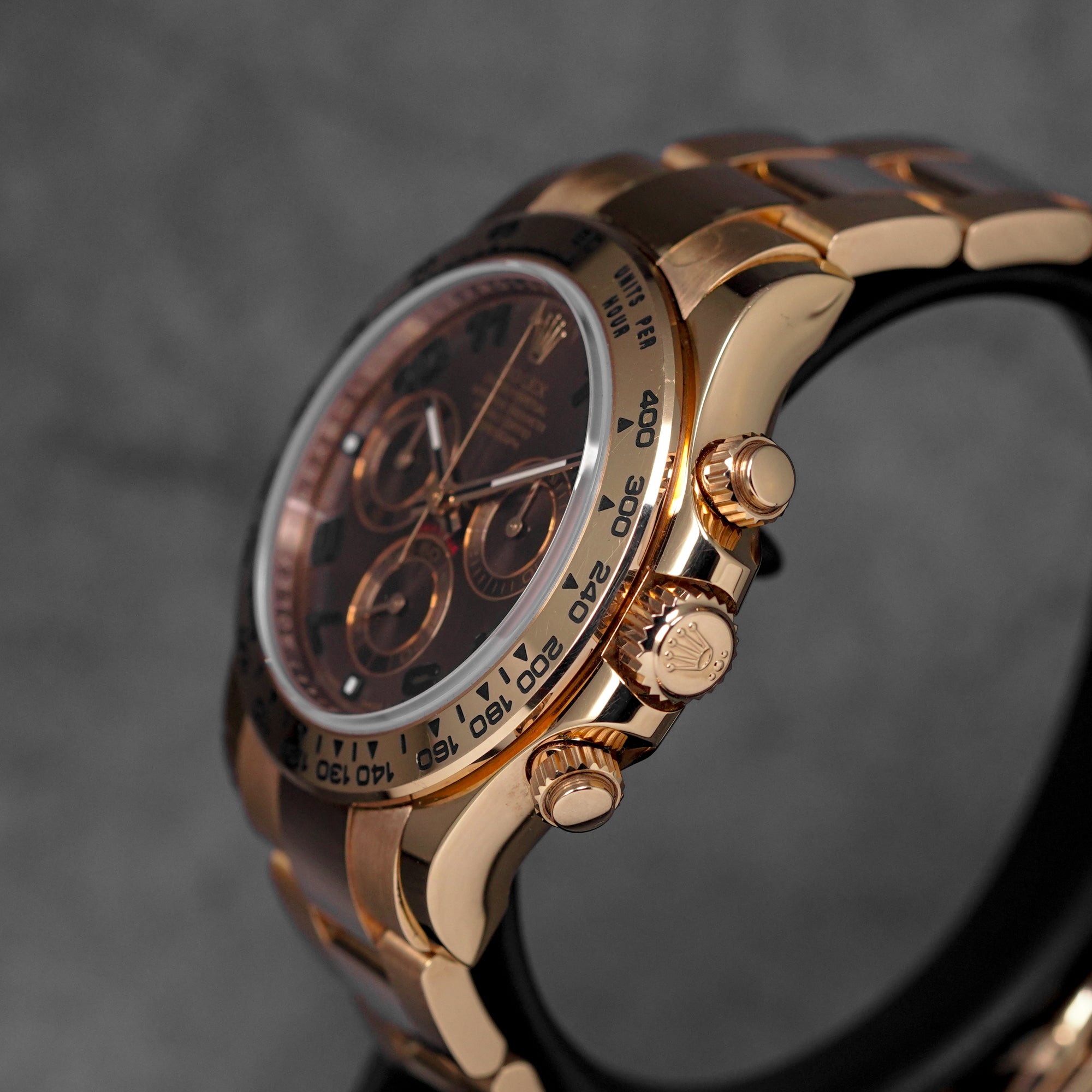 DAYTONA ROSEGOLD CHOCO ARABIC DIAL (WATCH ONLY)