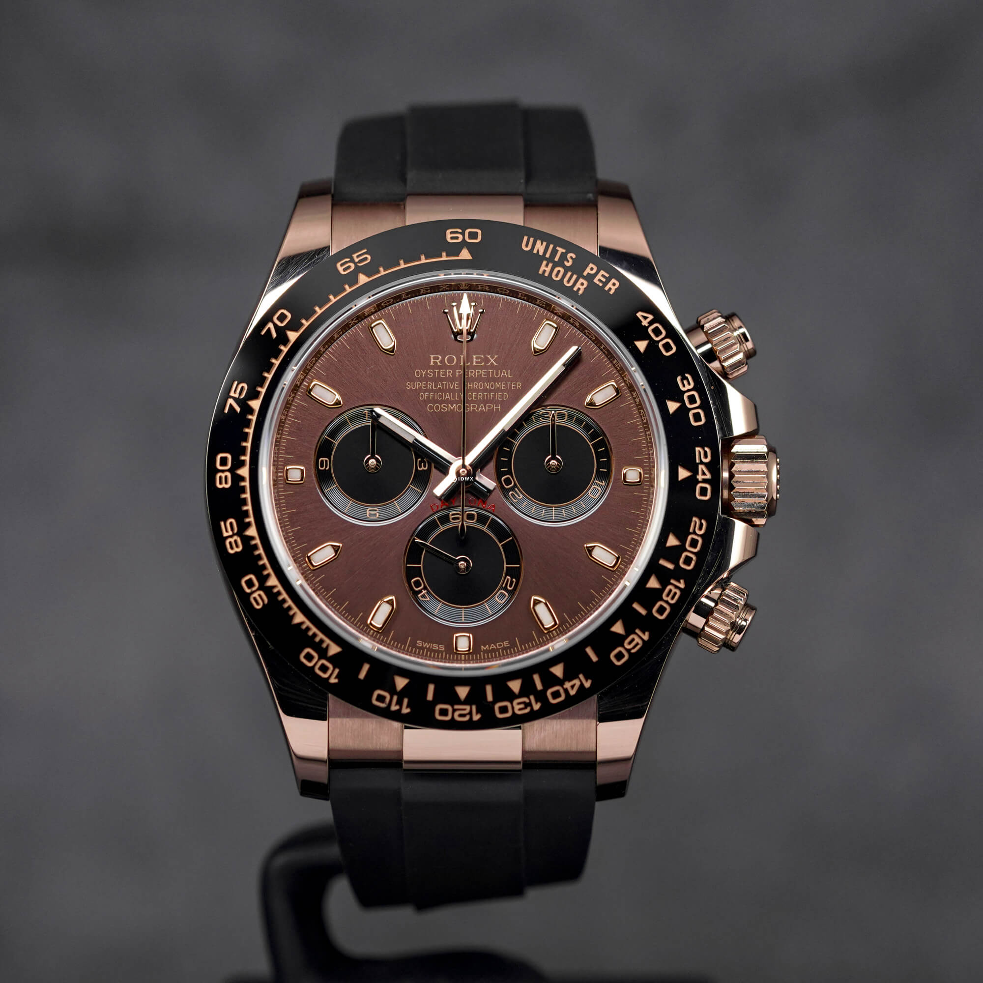 DAYTONA OYSTERFLEX ROSEGOLD CHOCO DIAL (2021)