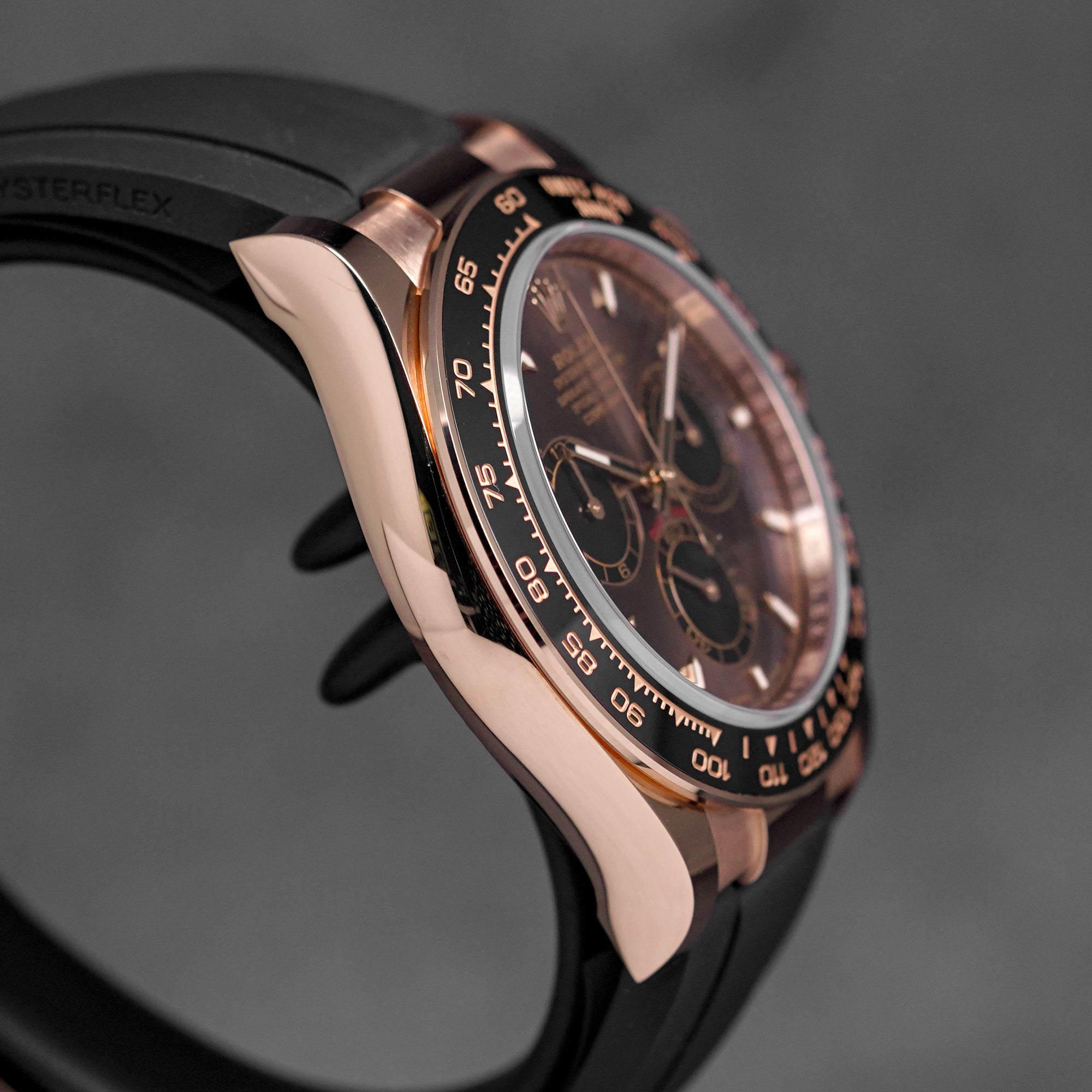 DAYTONA OYSTERFLEX ROSEGOLD CHOCO DIAL RING BEZEL (2025)
