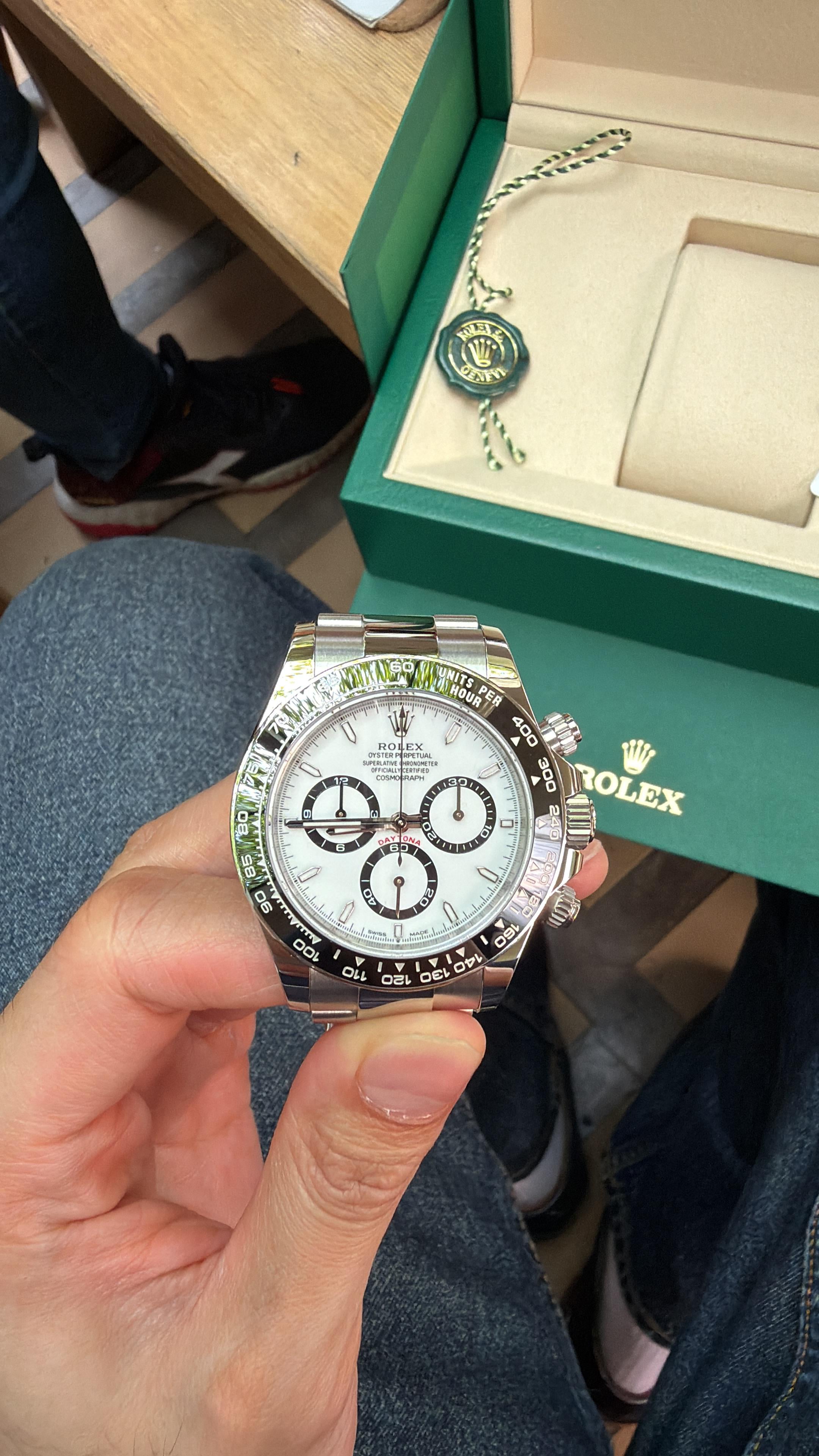 DAYTONA WHITE PANDA CERAMIC RING BEZEL (2026)