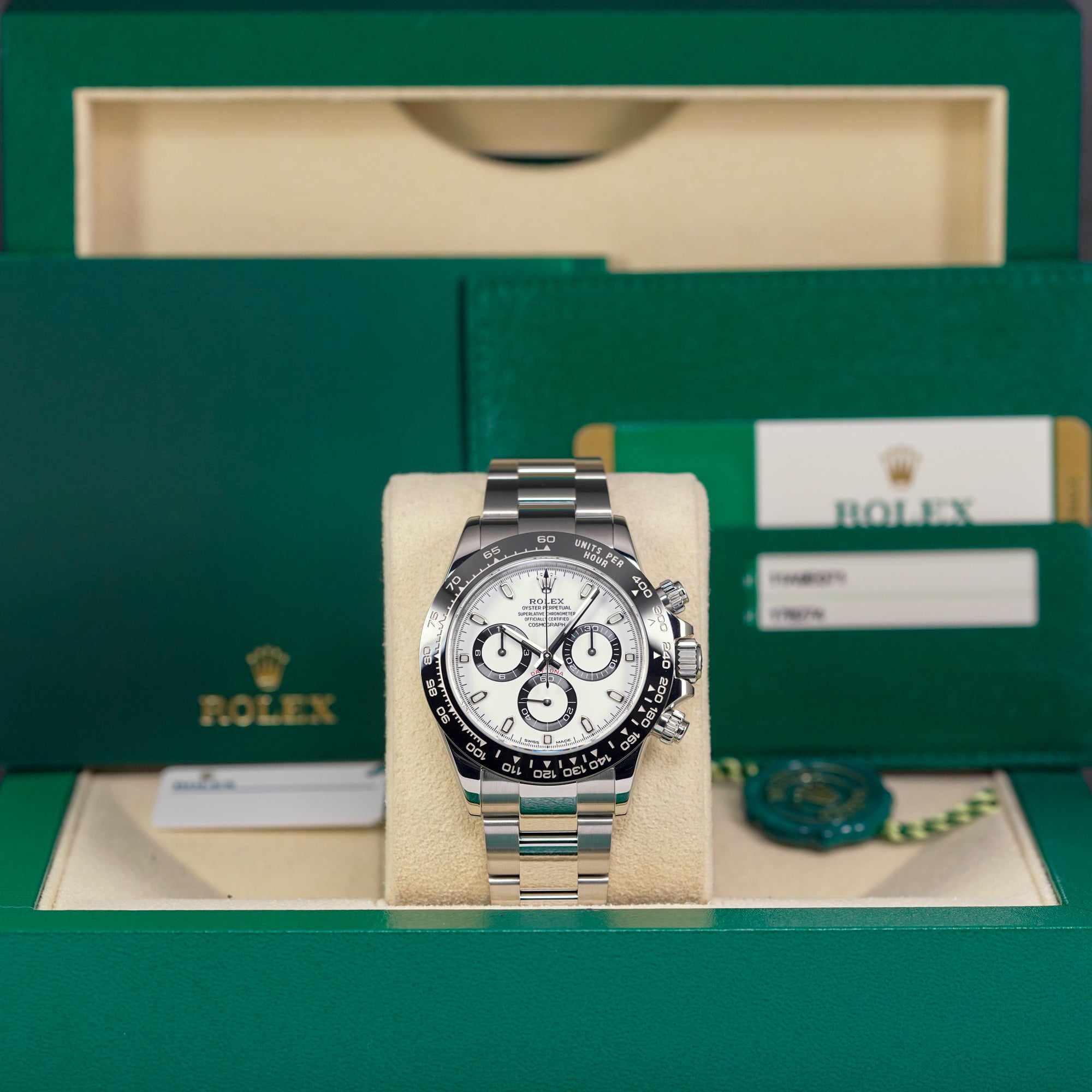 DAYTONA WHITE PANDA DIAL CERAMIC BEZEL (2018)