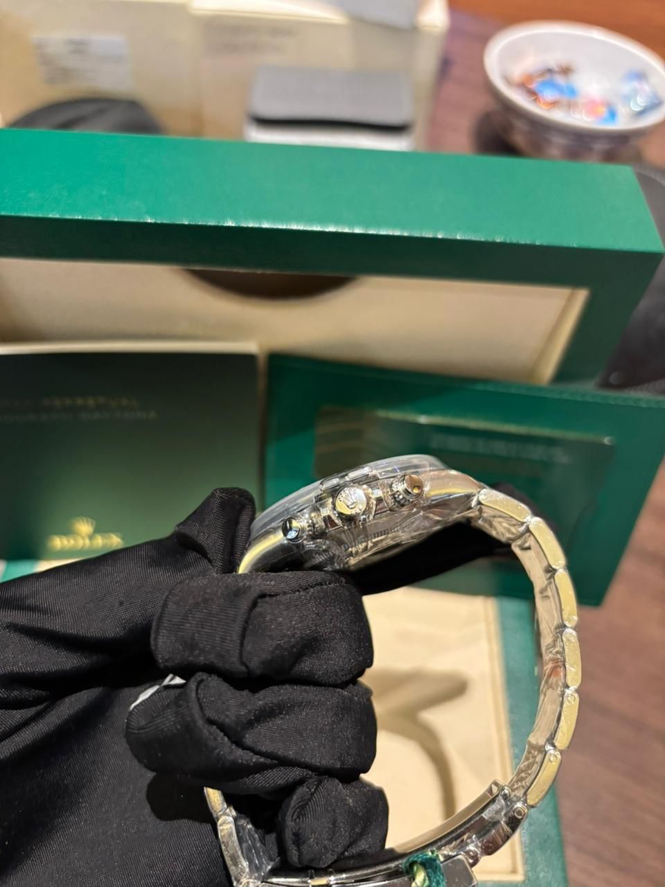 DAYTONA STEEL BLACK DIAL CERAMIC BEZEL (2021)