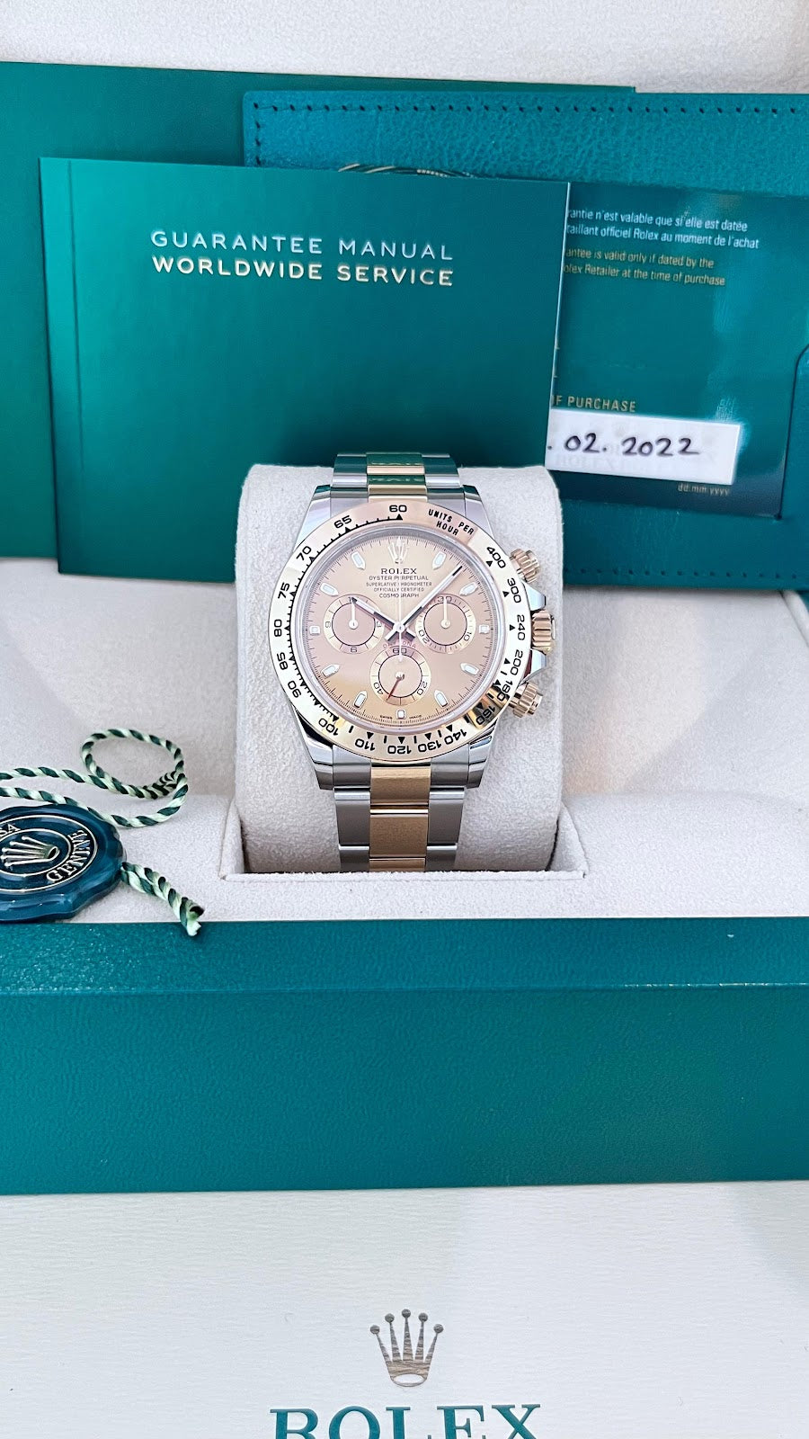 DAYTONA TWOTONE YELLOWGOLD CHAMPAGNE DIAL (2022)