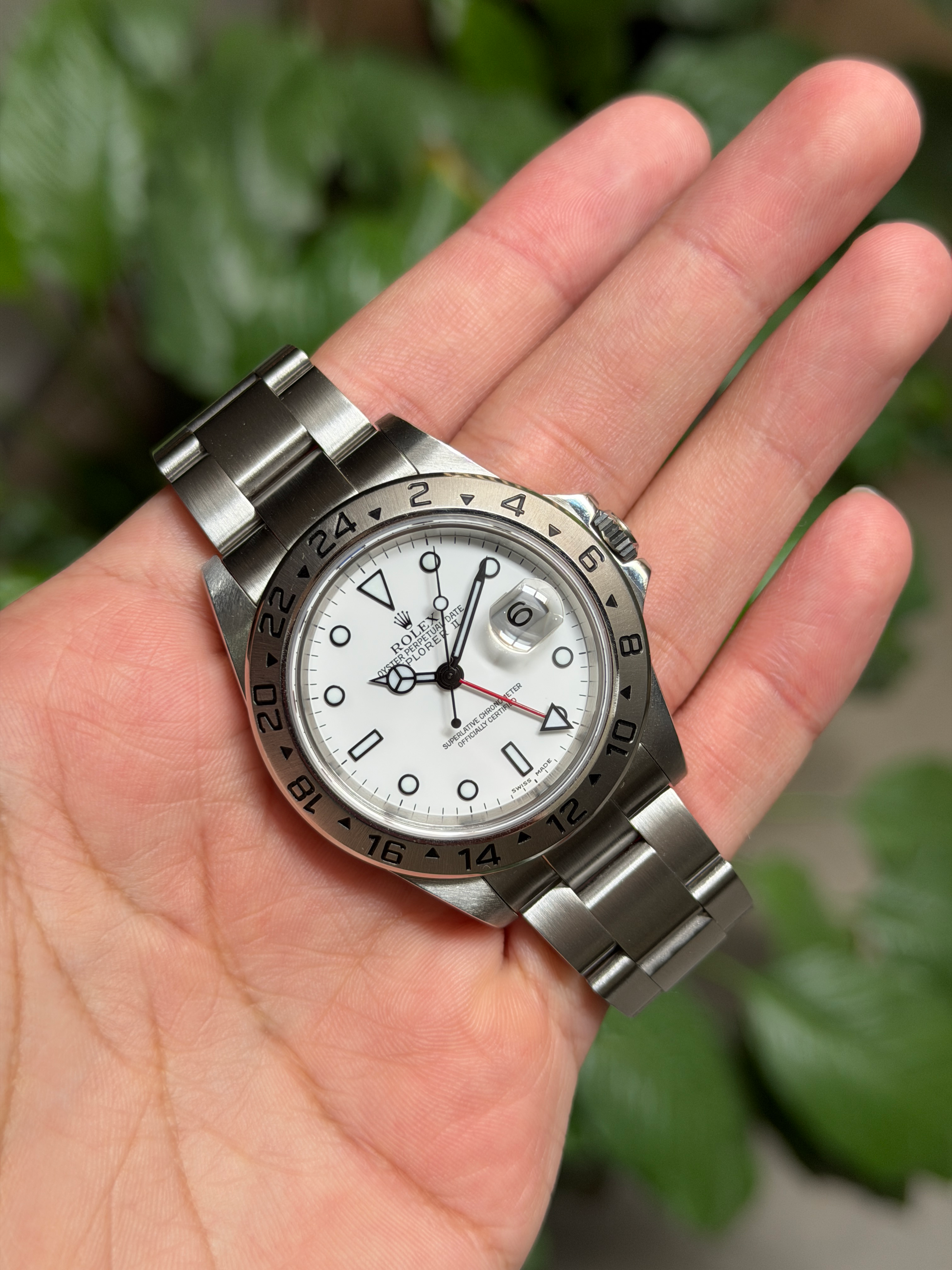 EXPLORER-II 16570 WHITE POLAR DIAL 'K SERIES' (WATCH ONLY)