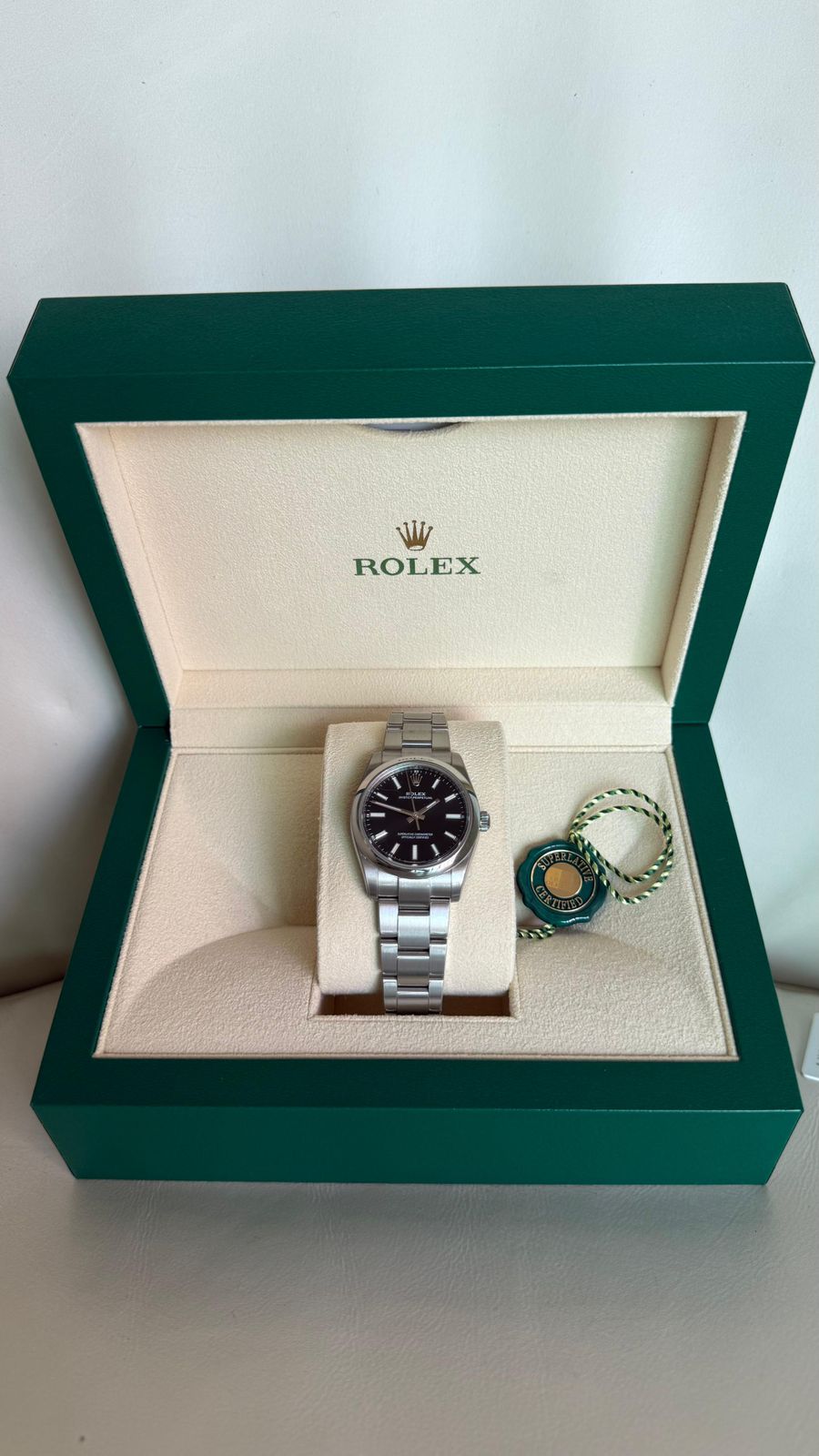 OYSTER PERPETUAL 34MM BLACK DIAL (2024)