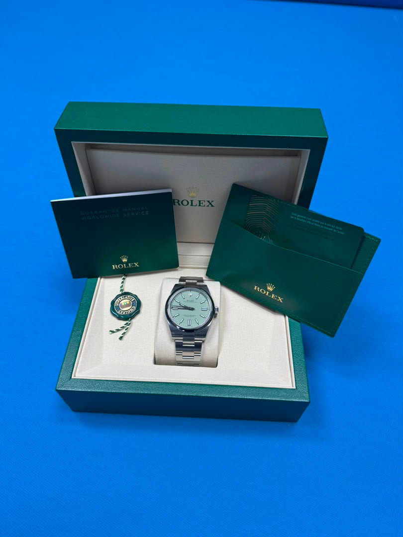 OYSTER PERPETUAL 41MM PISTACHIO DIAL (2026)