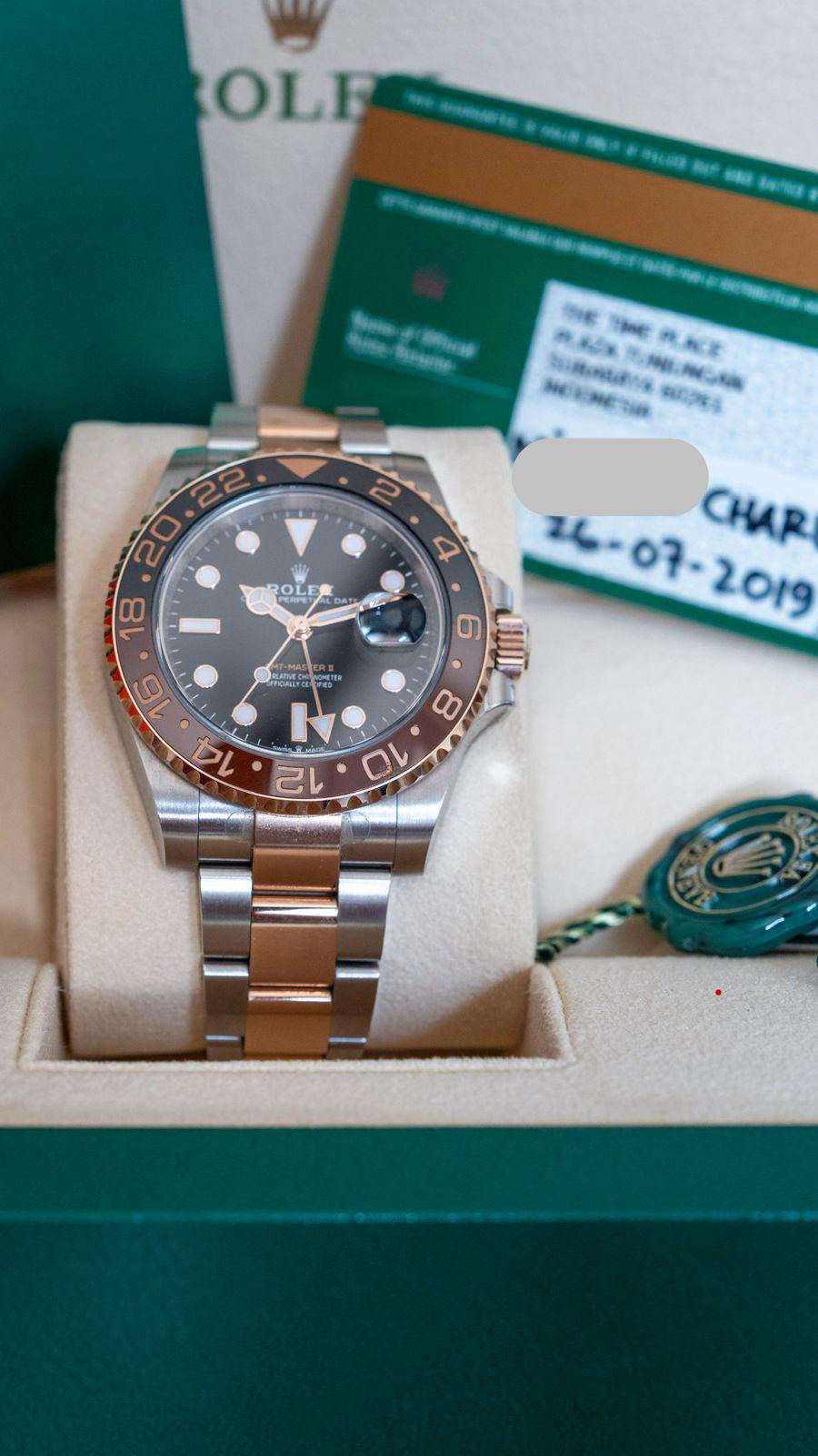 GMT MASTER-II ROOTBEER TWOTONE ROSEGOLD (2019)