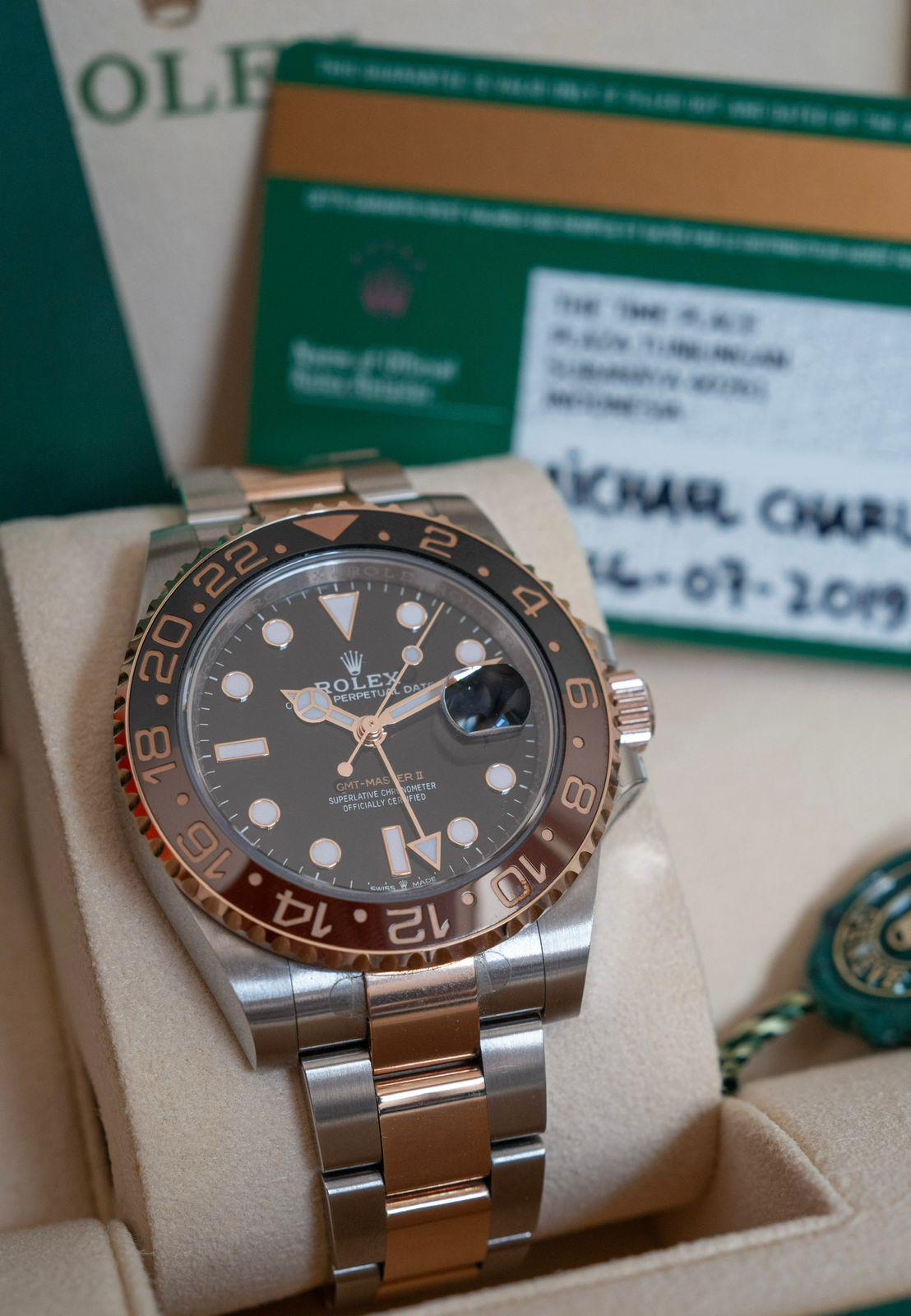 GMT MASTER-II ROOTBEER TWOTONE ROSEGOLD (2019)