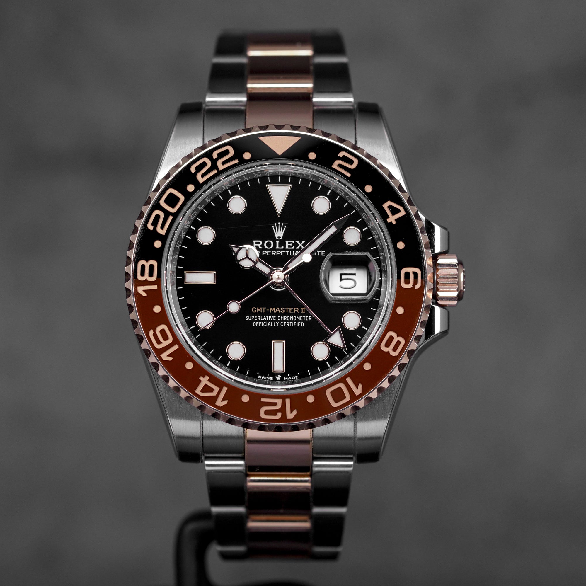 GMT MASTER-II ROOTBEER TWOTONE ROSEGOLD (2024)