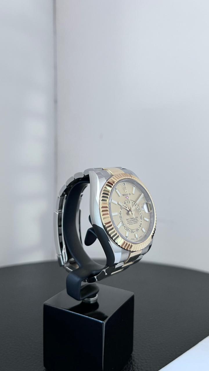 SKY DWELLER TWOTONE YELLOWGOLD CHAMPAGNE DIAL (2020)