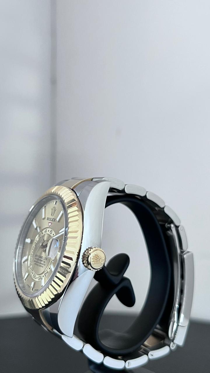 SKY DWELLER TWOTONE YELLOWGOLD CHAMPAGNE DIAL (2020)