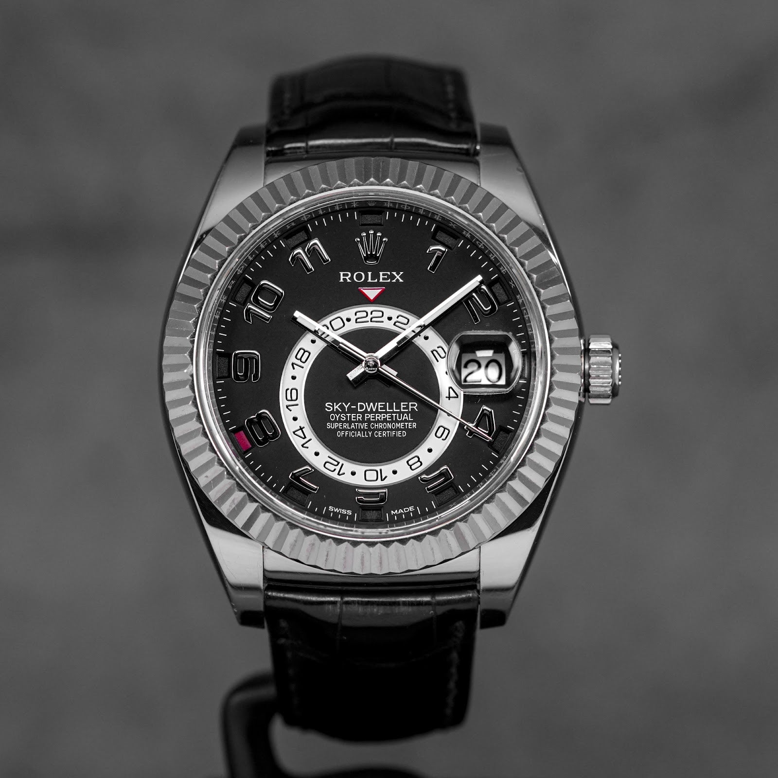 SKY-DWELLER WHITEGOLD BLACK ARABIC DIAL (2016)