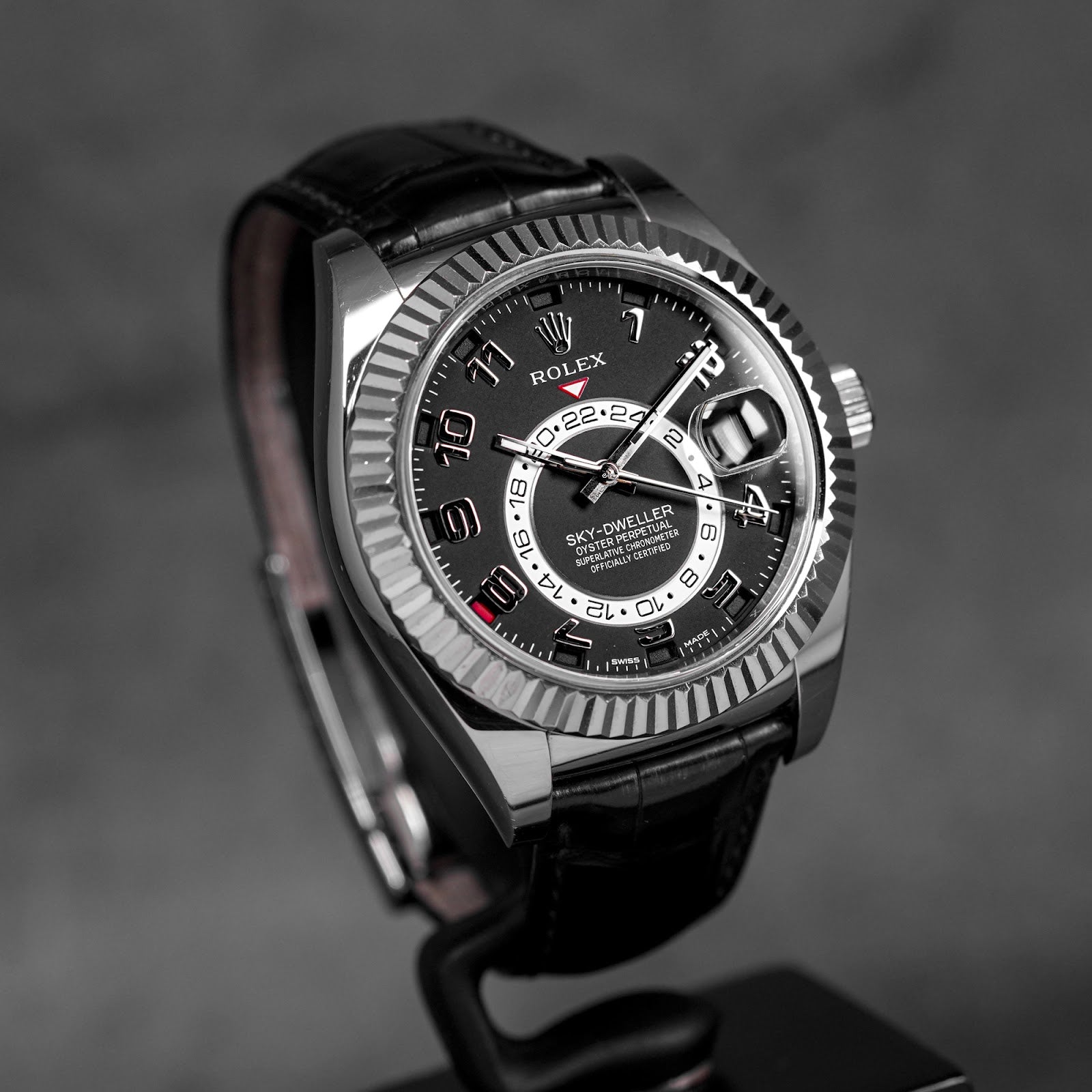 SKY-DWELLER WHITEGOLD BLACK ARABIC DIAL (2016)