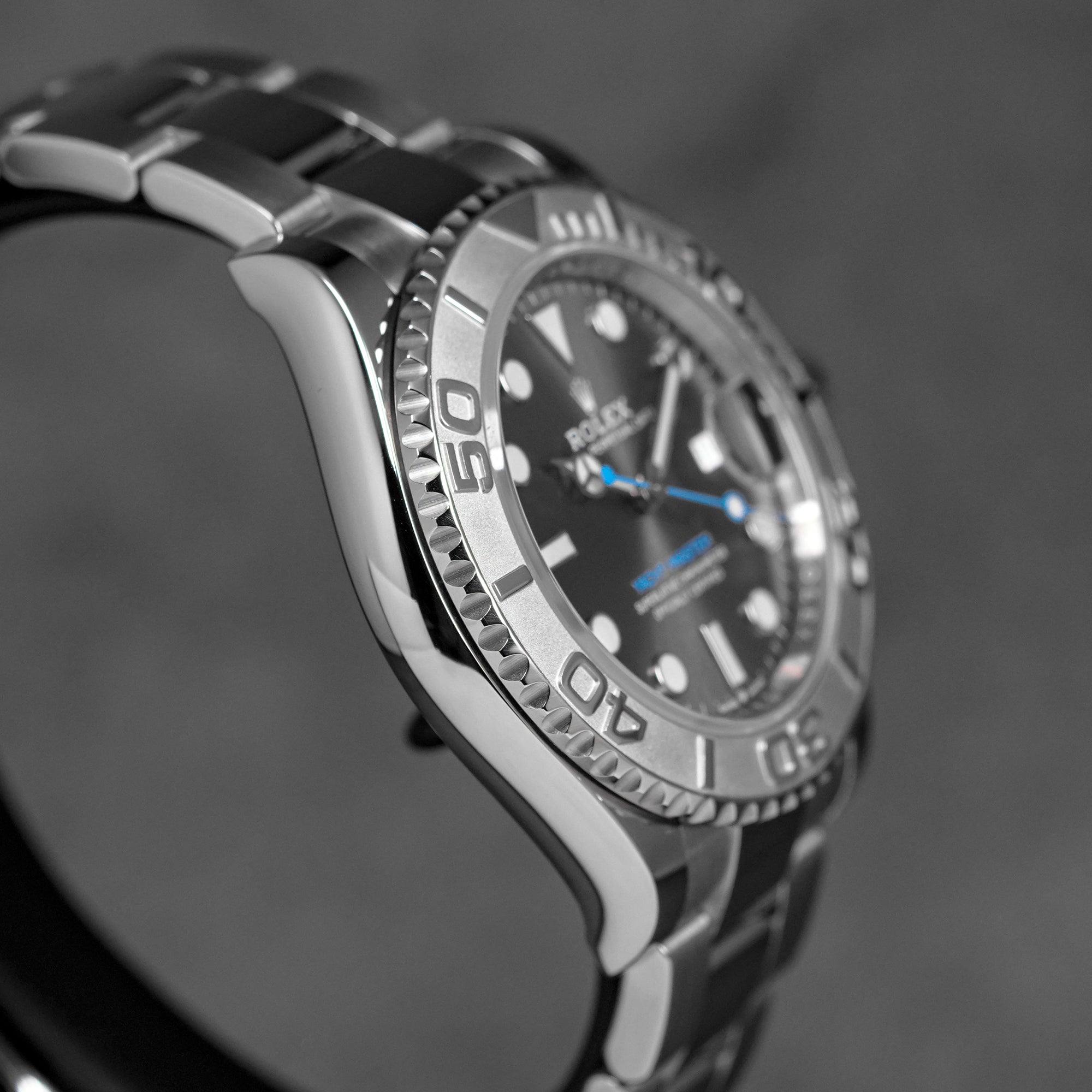 YACHT-MASTER 40MM RHODIUM DIAL PLATINUM BEZEL (2023)