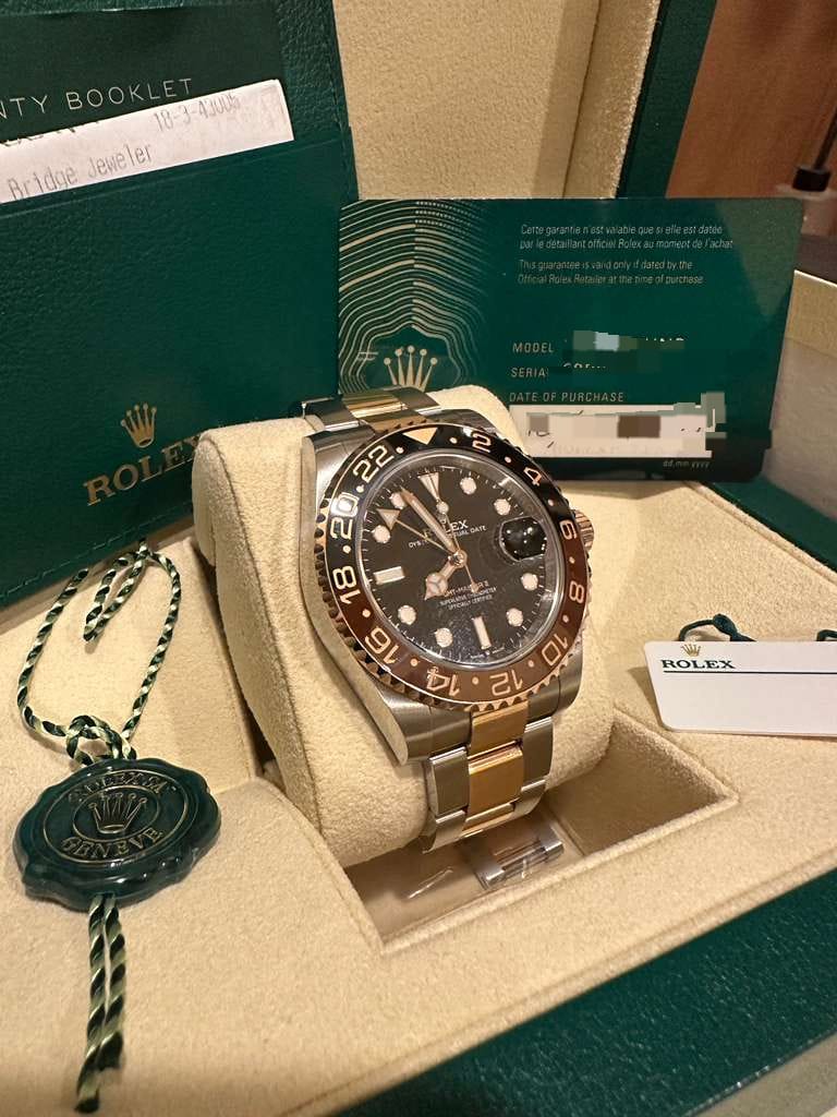 GMT MASTER-II ROOTBEER TWOTONE ROSEGOLD (2020)