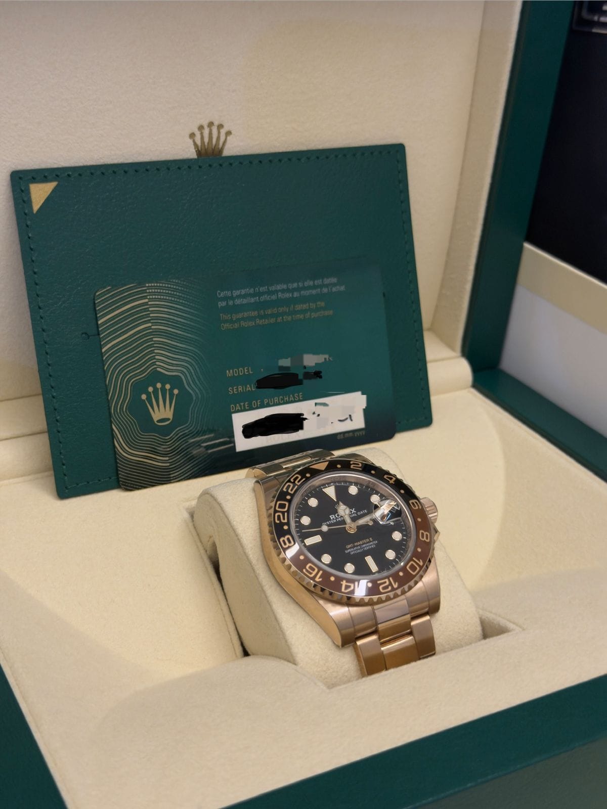 GMT MASTER-II ROOTBEER ROSEGOLD (2021)