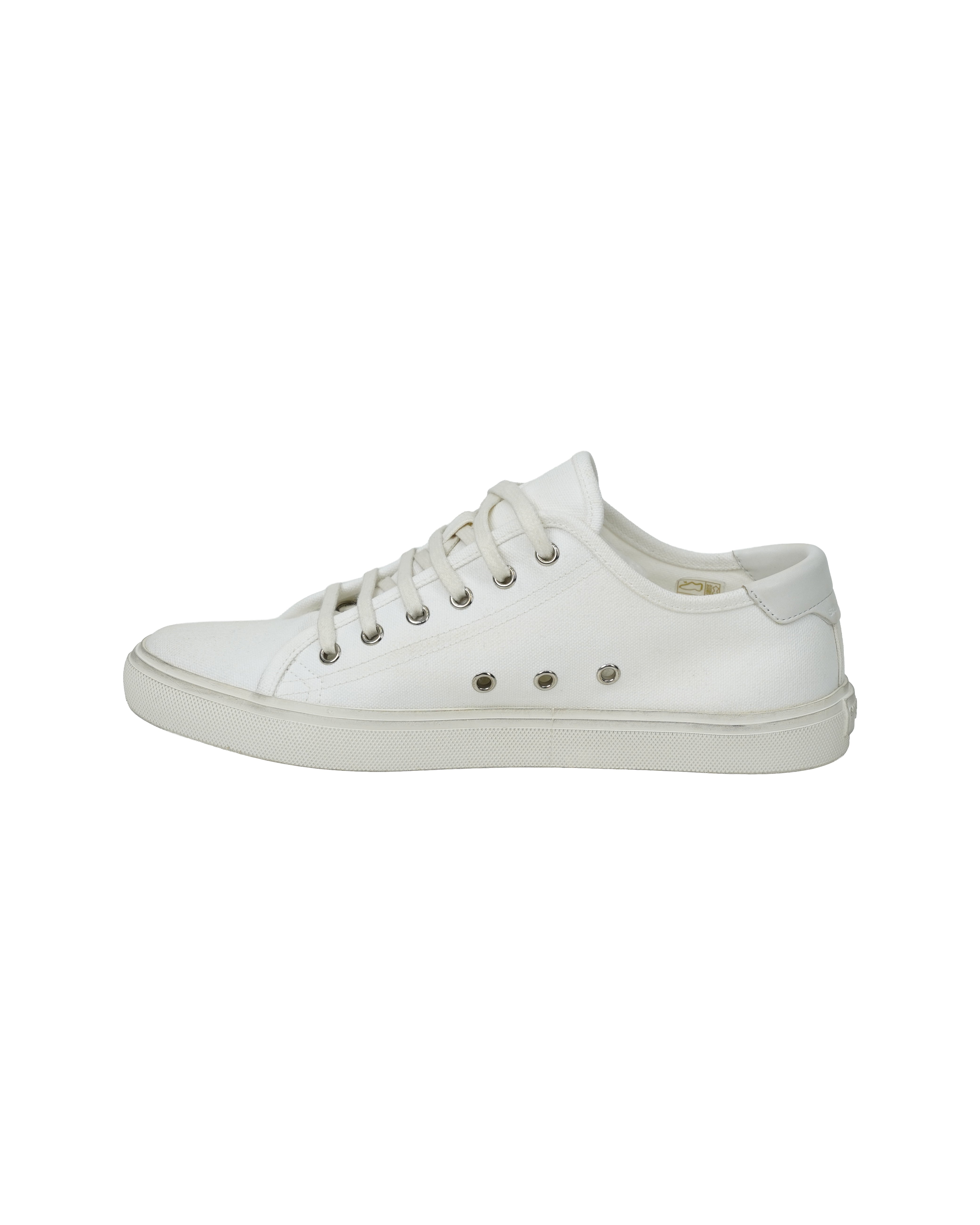 MALIBU OPTIC WHITE CANVAS SHOES