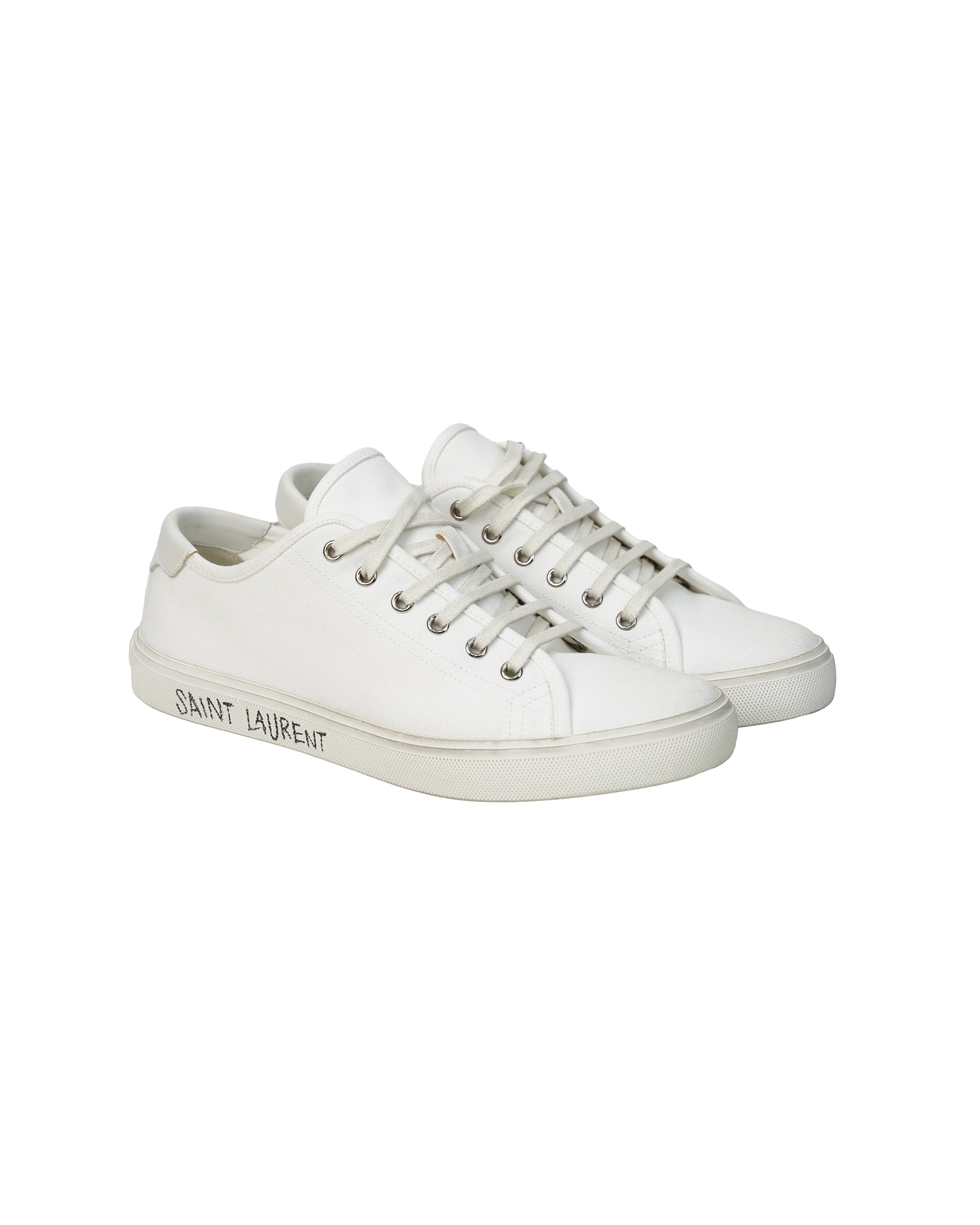 MALIBU OPTIC WHITE CANVAS SHOES