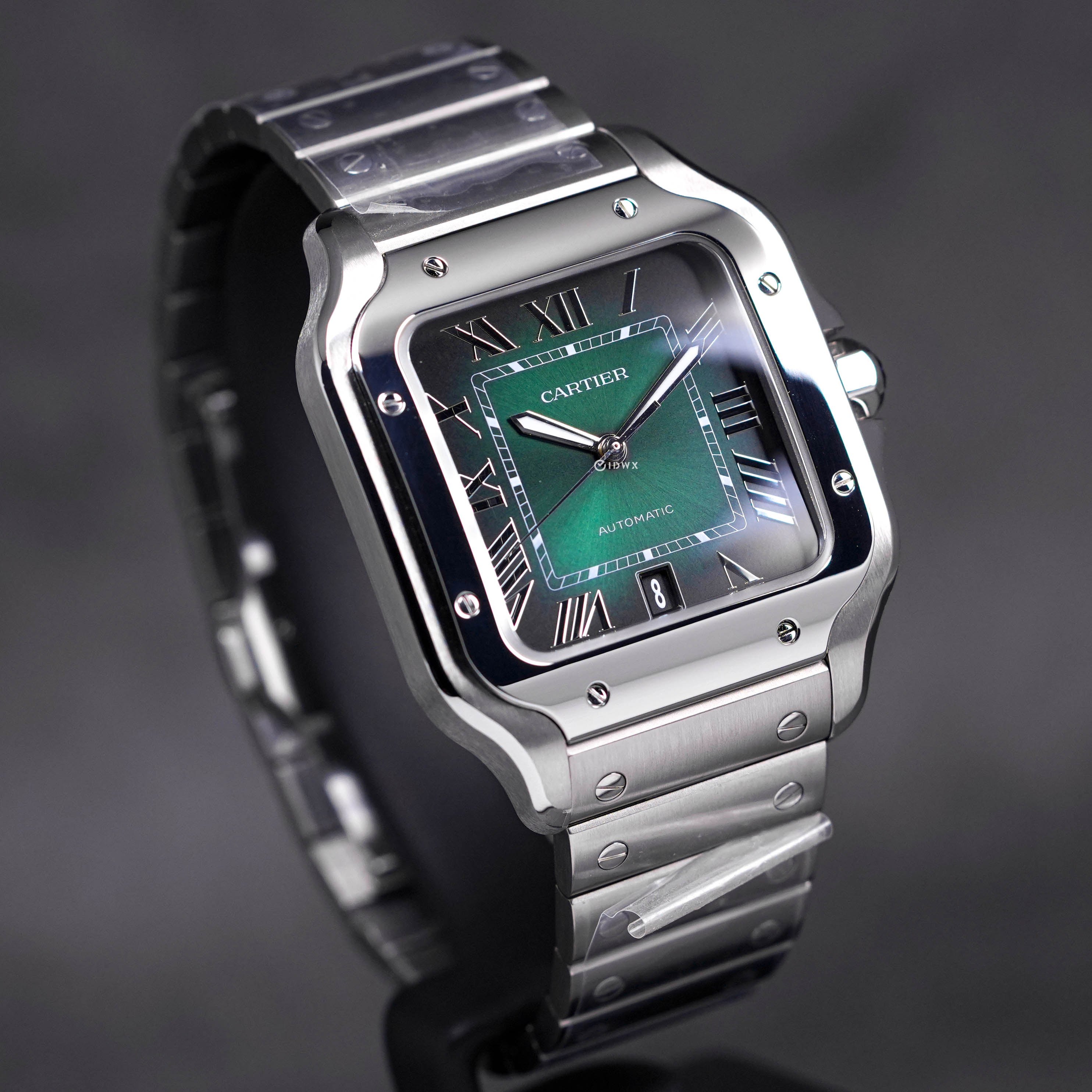 SANTOS DE CARTIER L GREEN DIAL (2023)