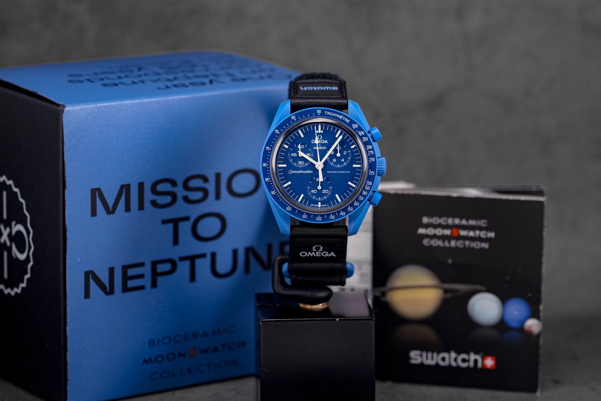 harga swatch x omega moonswatch neptune