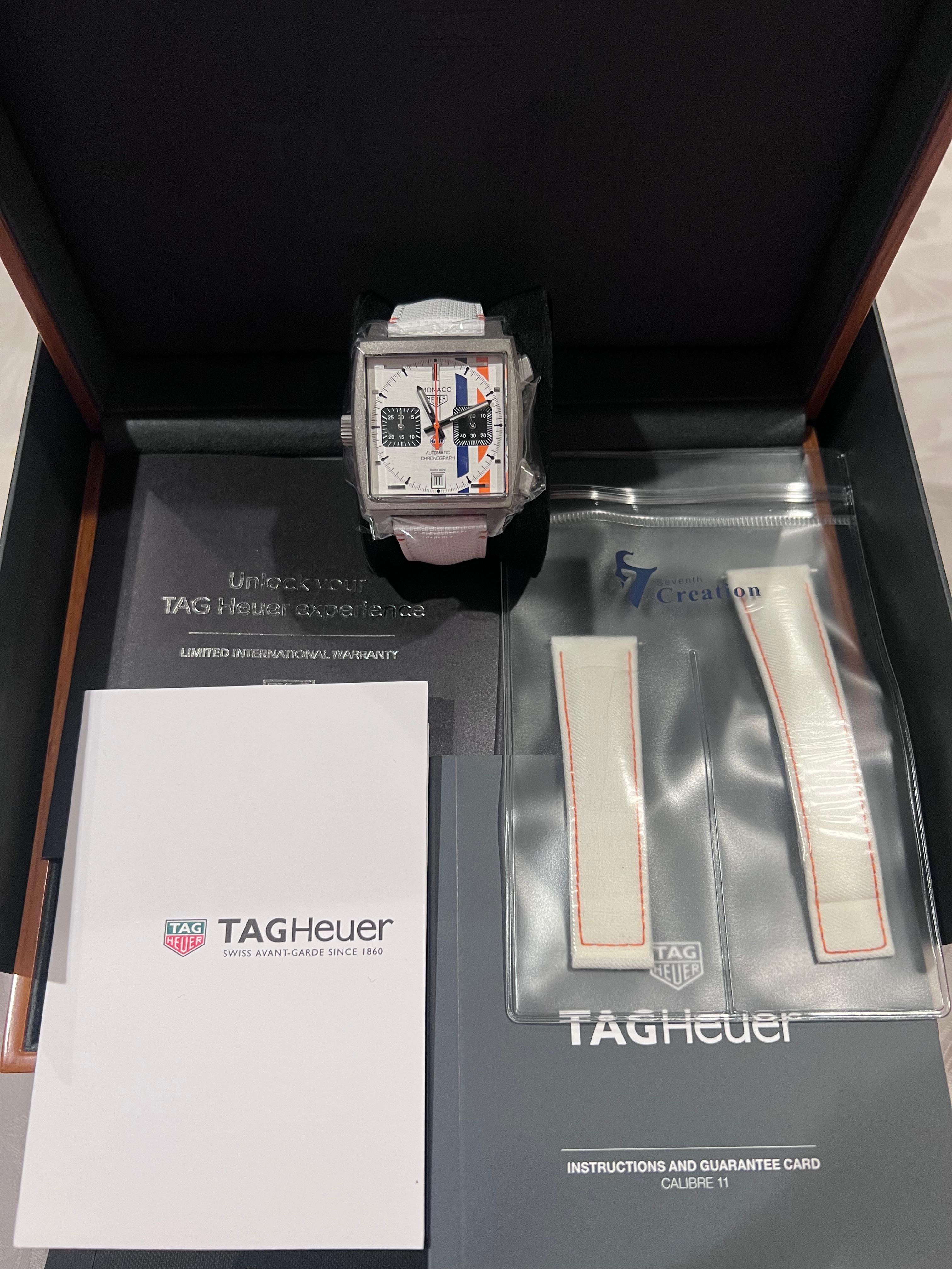 MONACO CHRONOGRAPH X GULF TITANIUM SILVER DIAL (2025)
