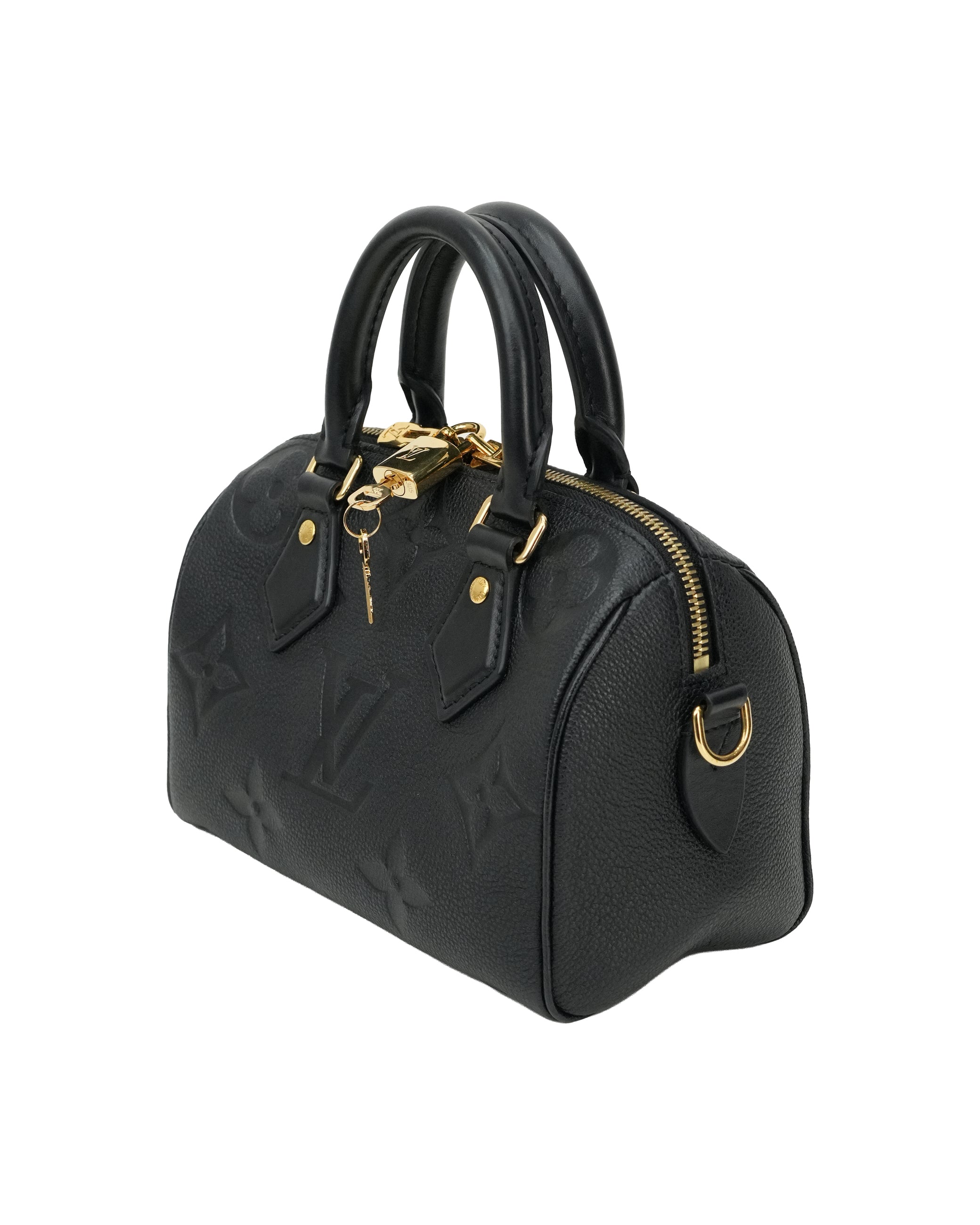 MONOGRAM EMPREINTE SPEEDY BANDOULIÈRE 20 BLACK