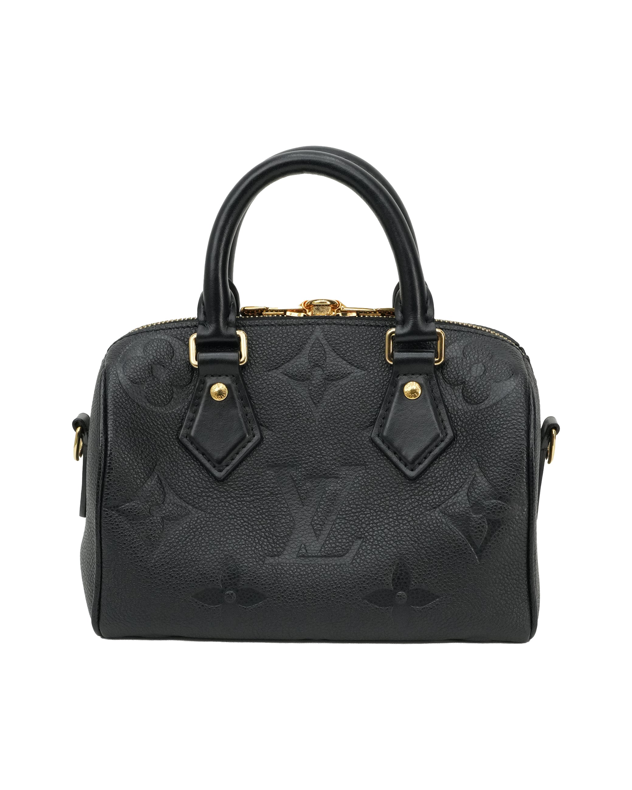 MONOGRAM EMPREINTE SPEEDY BANDOULIÈRE 20 BLACK