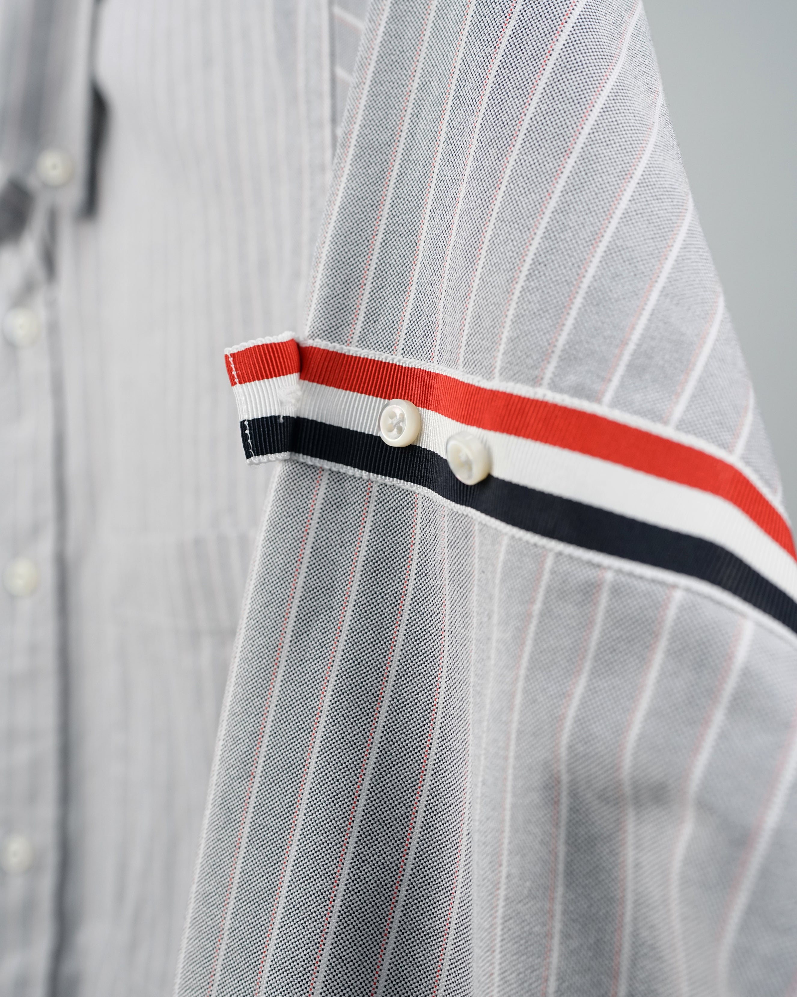 STRIPE LONG SLEEVES SHIRT MEDIUM GREY SIZE 3