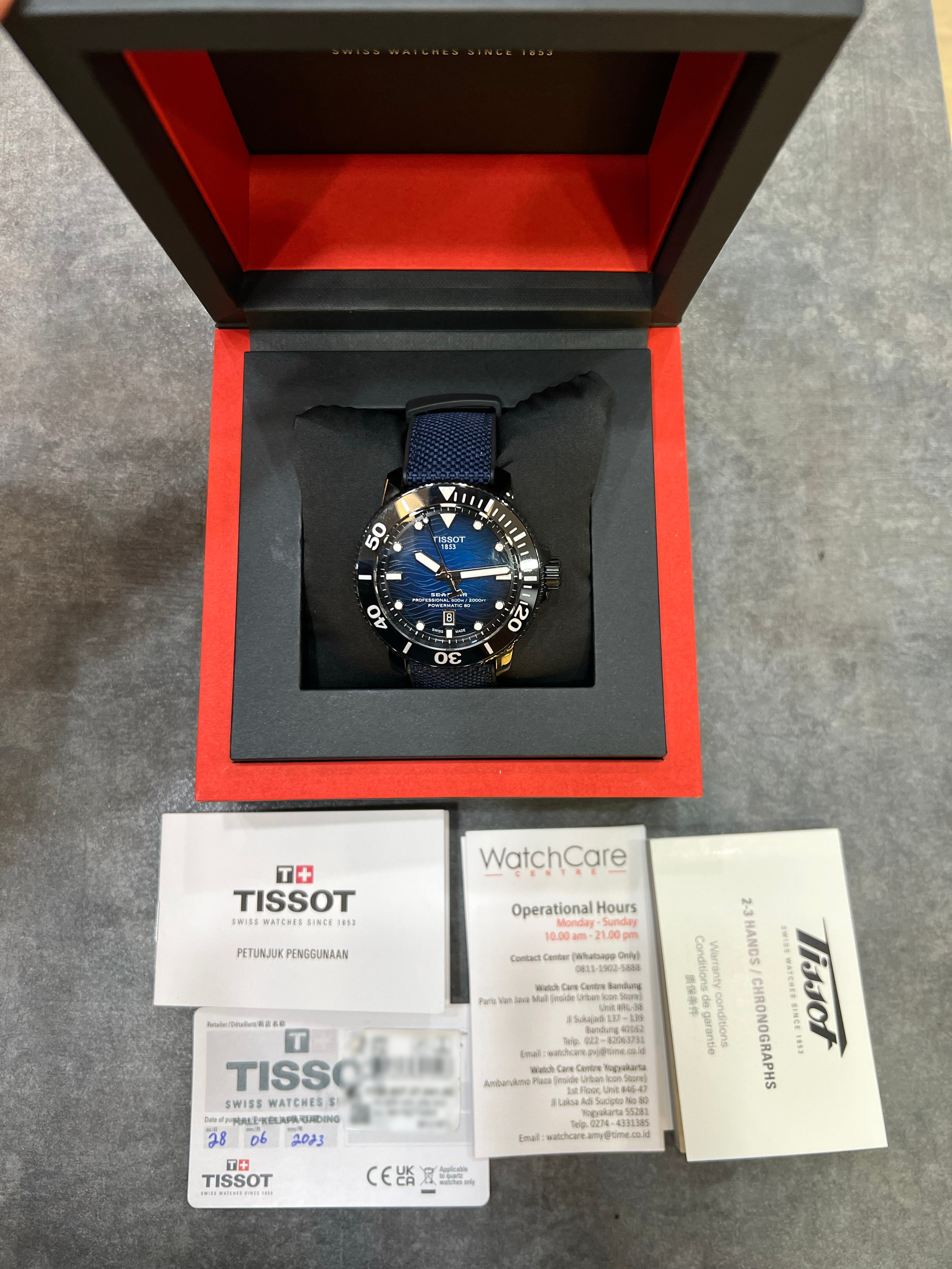 SEASTRAR 2000 46MM STEEL BLACK PVD BLUE DIAL (2023)