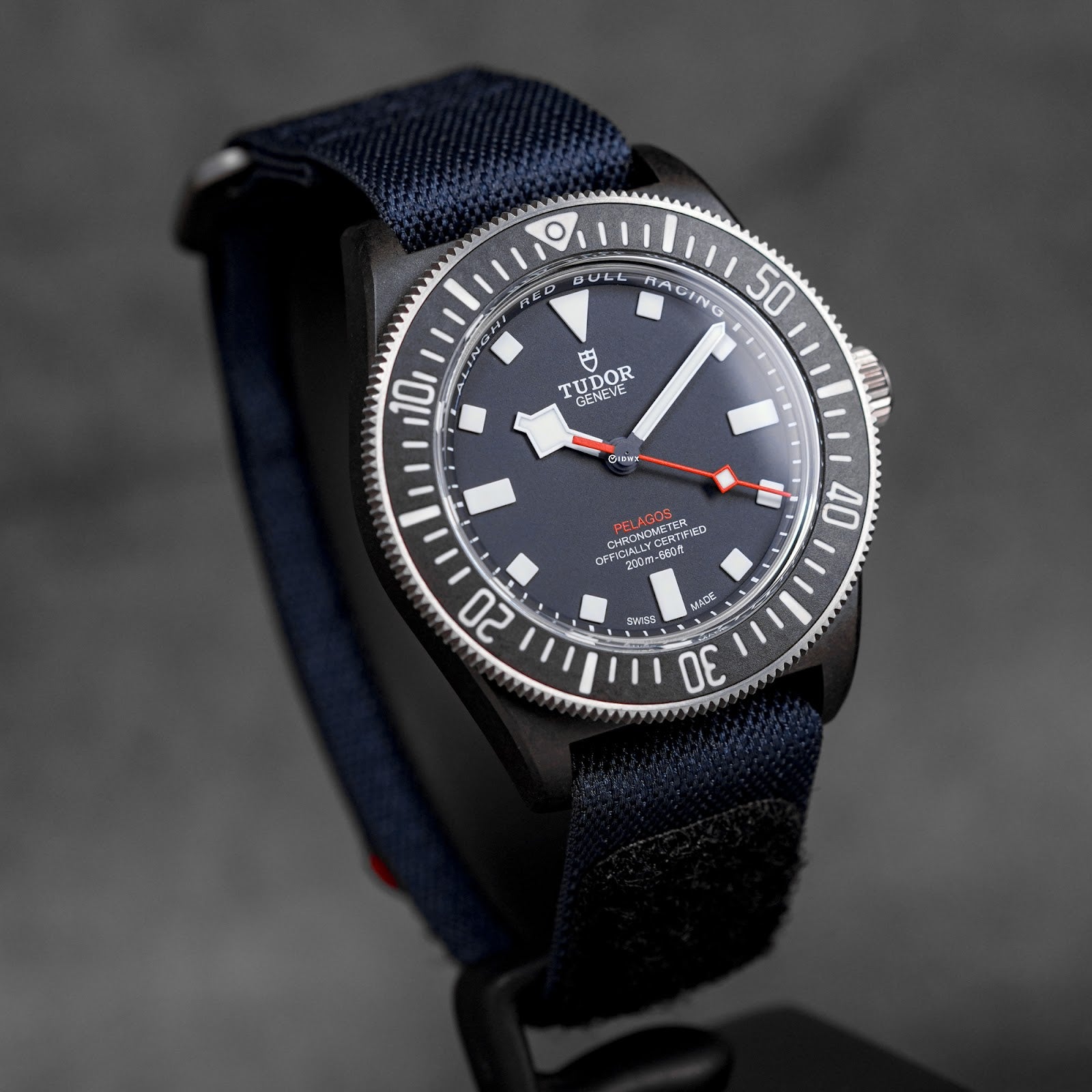 PELAGOS FXD BLACK CARBON 'ALINGHI RED BULL' BLUE DIAL (2025)