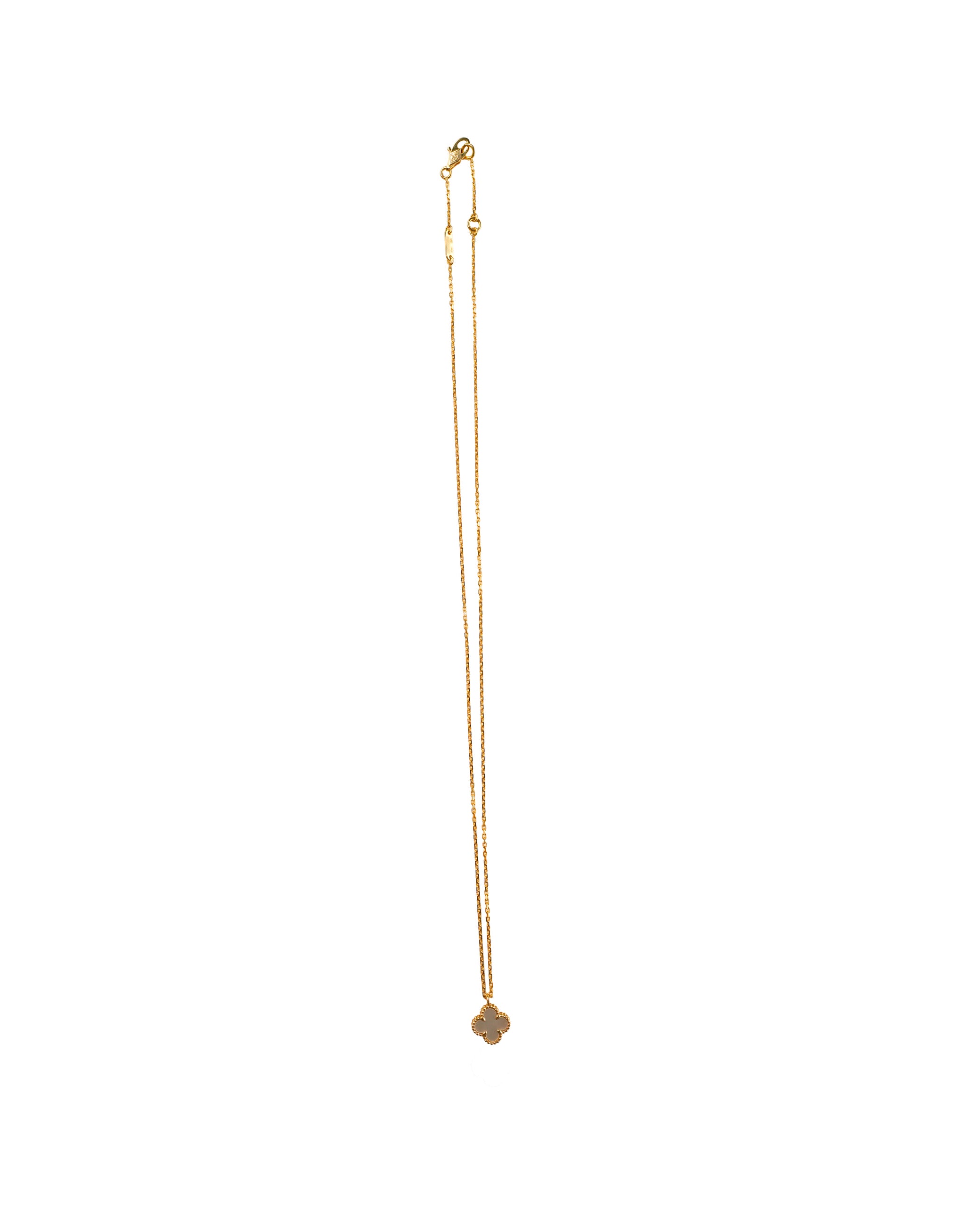 SWEET ALHAMBRA NECKLACE 18K GOLD MOTHER OF PEARL