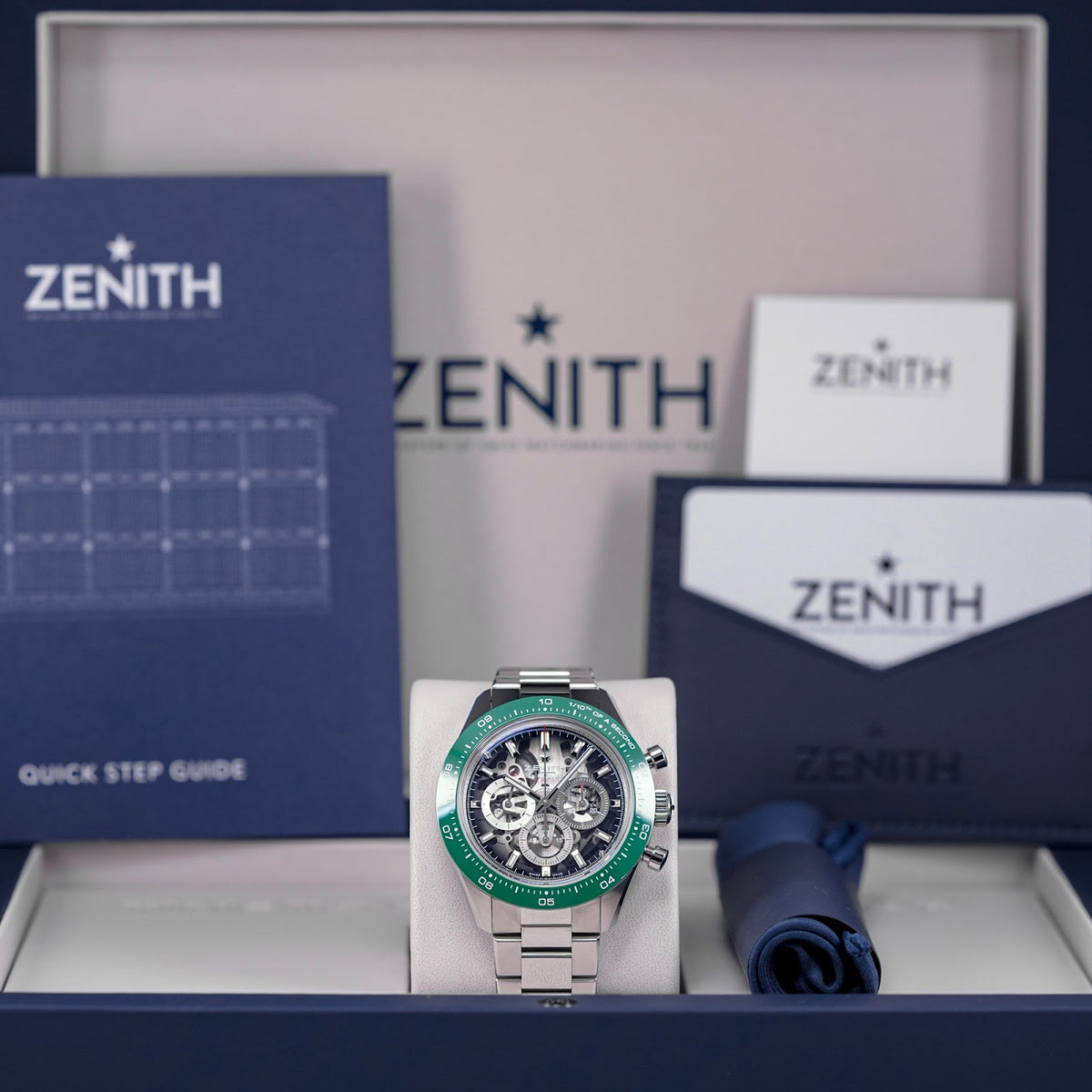 CHRONOMASTER SPORT SKELETON GREEN CERAMIC BEZEL (2026)