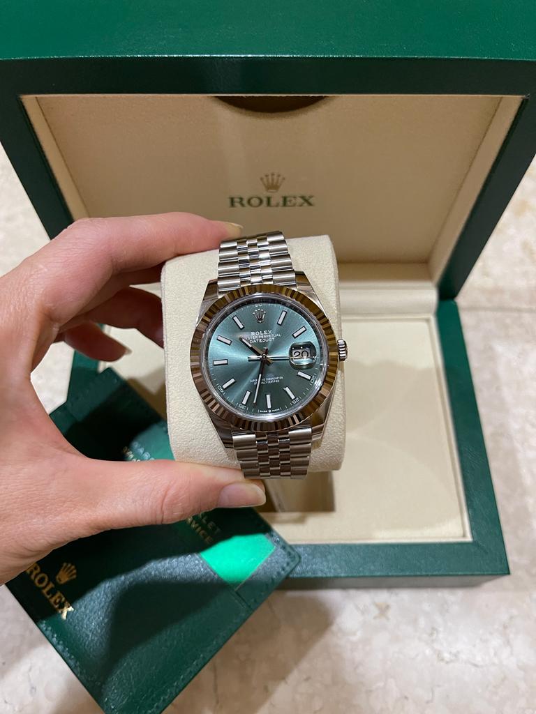 DATEJUST 41MM JUBILEE MINT GREEN DIAL (2022) IDWX