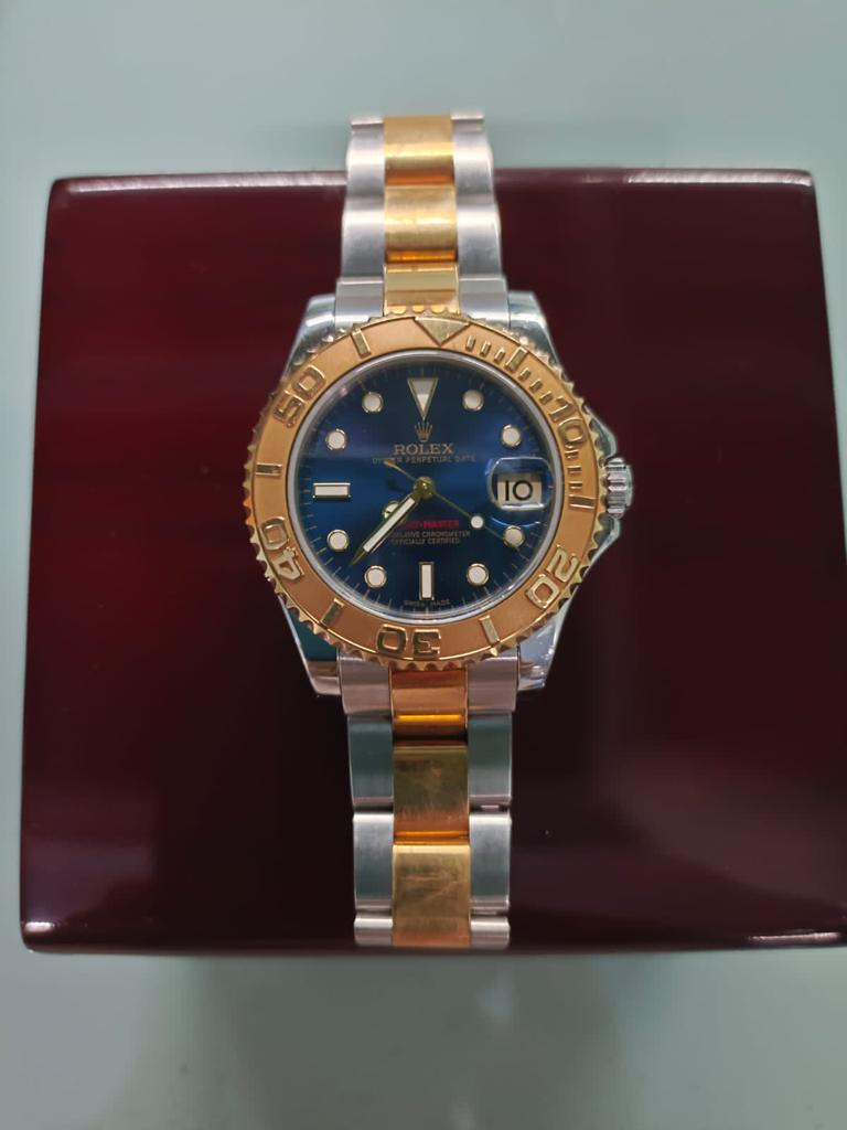 YACHT-MASTER 35MM TWOTONE YELLOWGOLD BLUE (2003)
