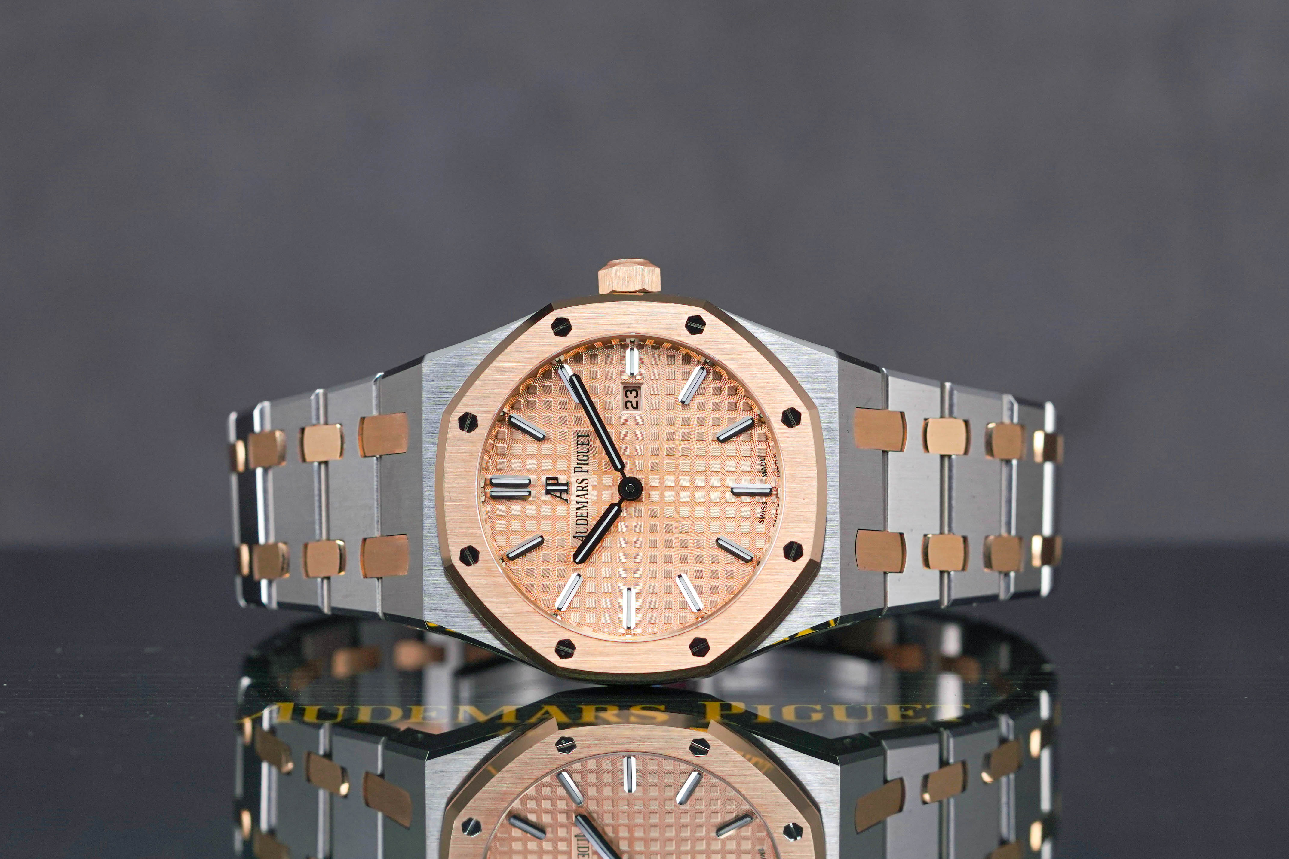 ROYAL OAK 33MM LADIES TWOTONE PINK GOLD (2020)