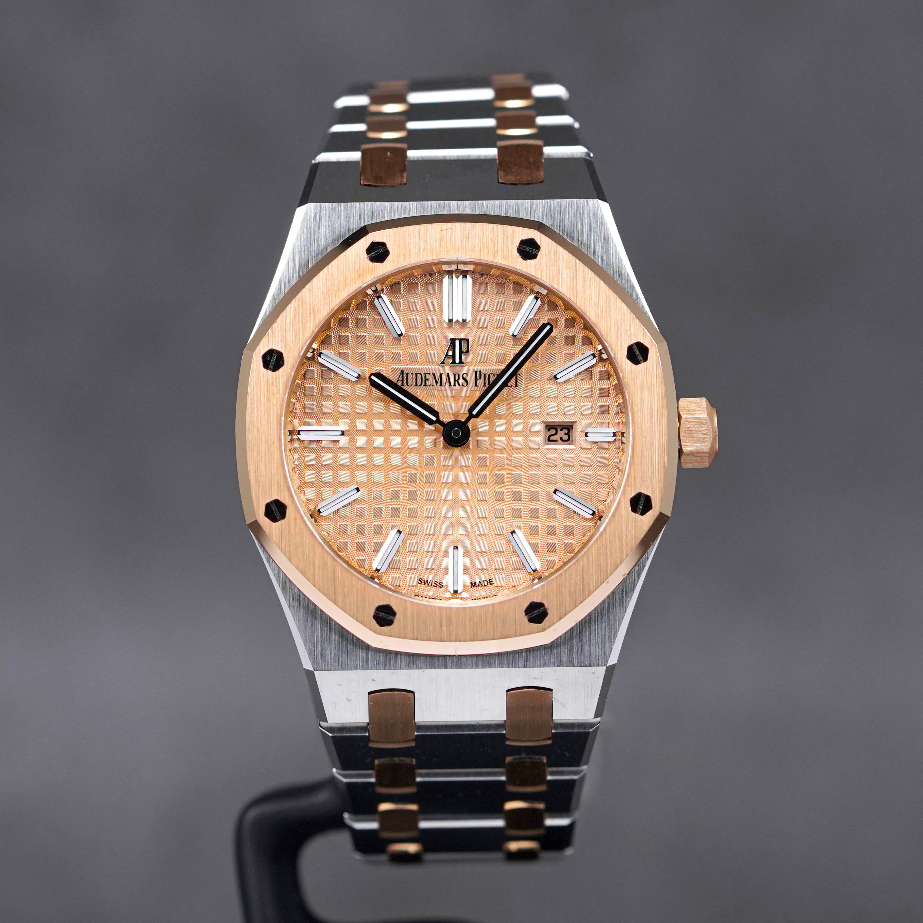 ROYAL OAK 33MM LADIES TWOTONE PINK GOLD (2020)