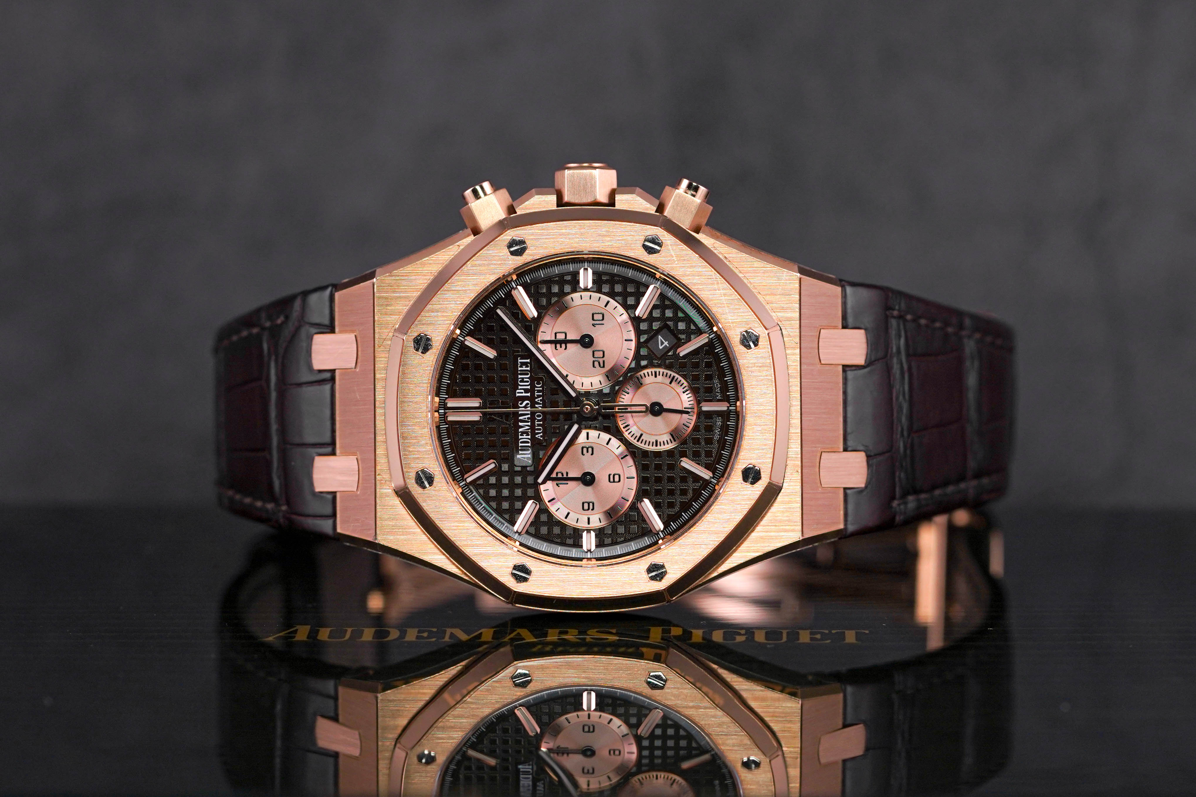 ROYAL OAK CHRONOGRAPH 41MM ROSEGOLD CHOCO DIAL (2017)