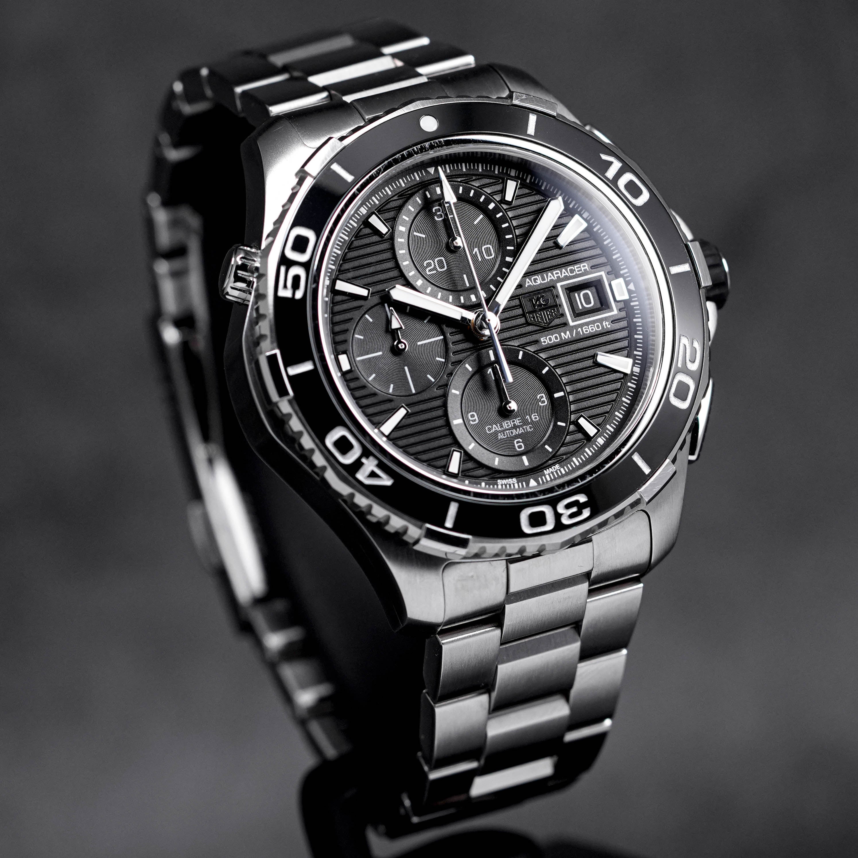 AQUARACER 500M CHRONOGRAPH CERAMIC BEZEL (2014)